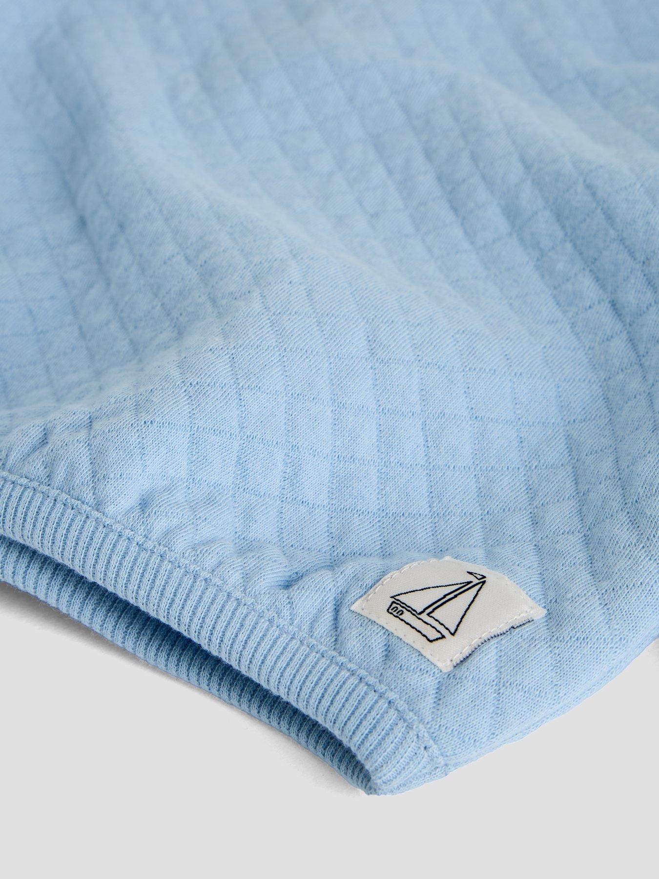 Image 4 of 4 of The Very Collection Quilted Sweatshirt and Joggers Set - Blue