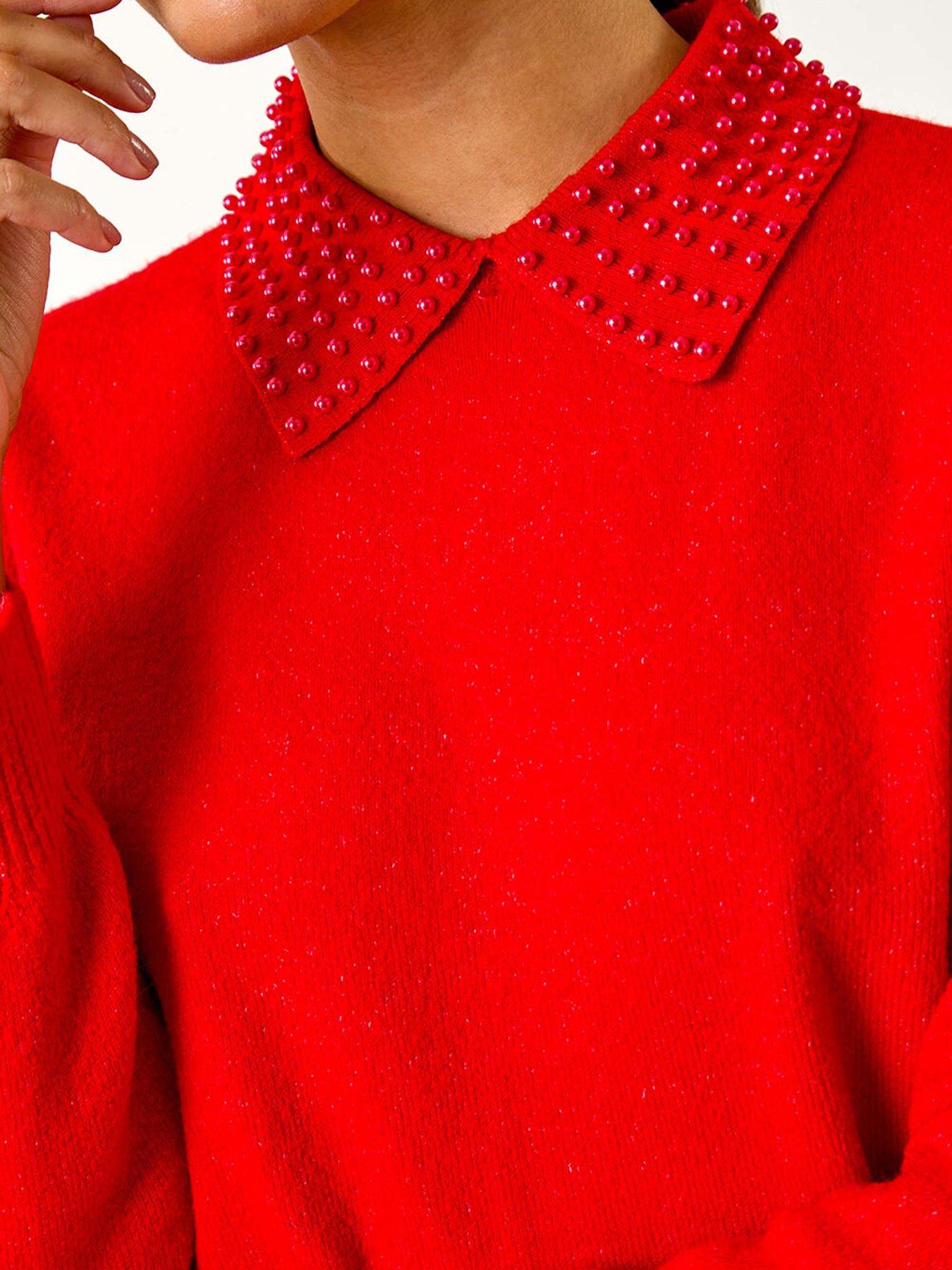 roman-faux-pearl-collar-jumper-reddetail