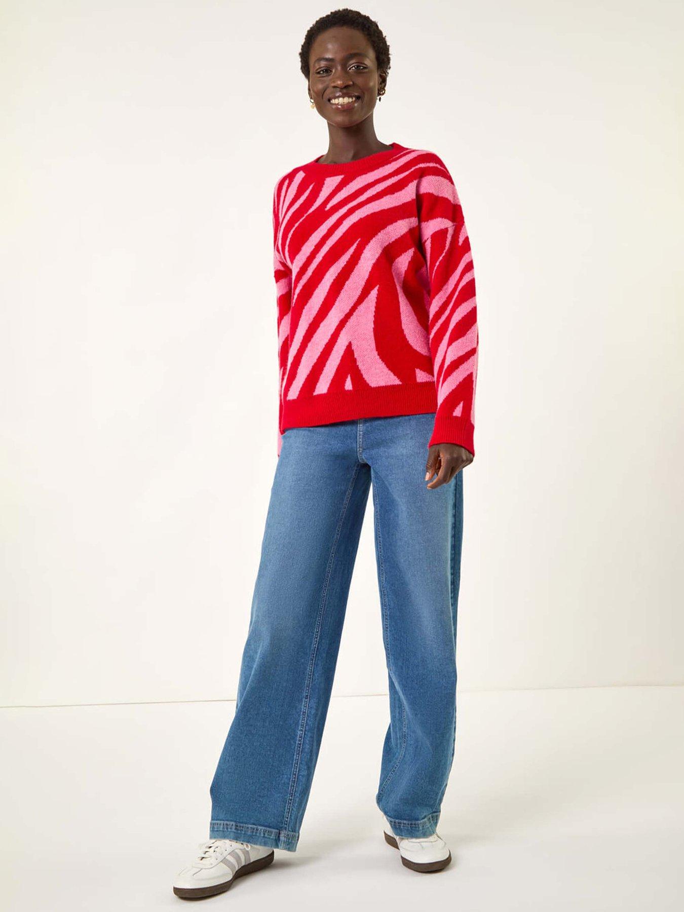 roman-colour-block-knit-jumper-redback