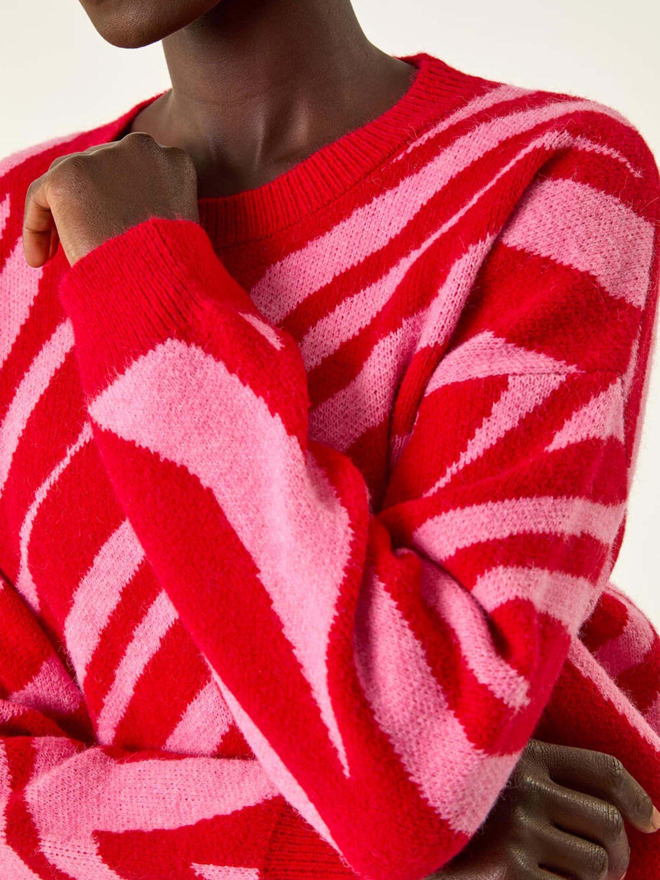 roman-colour-block-knit-jumper-reddetail