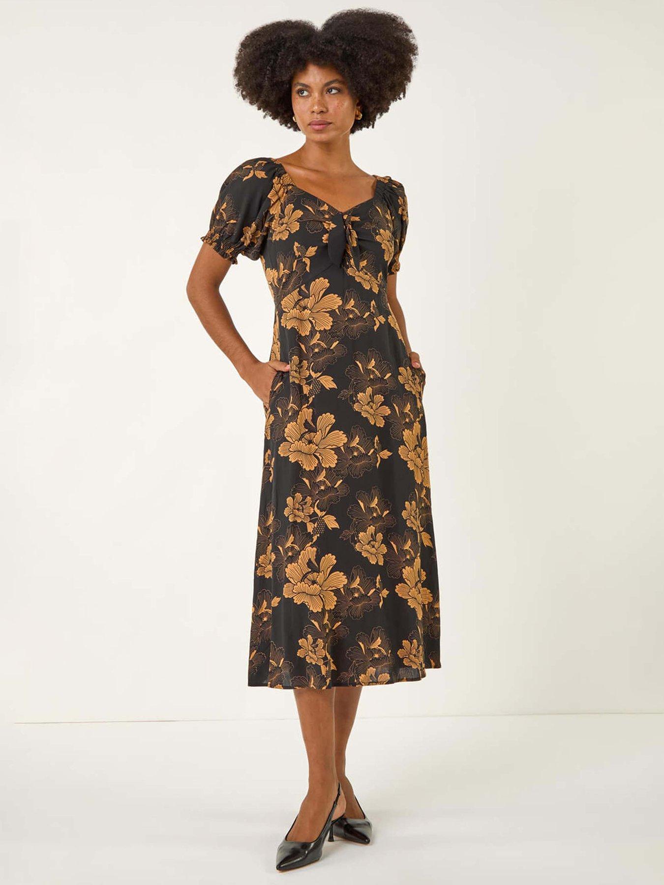 roman-floral-print-ruched-midi-dress-amber