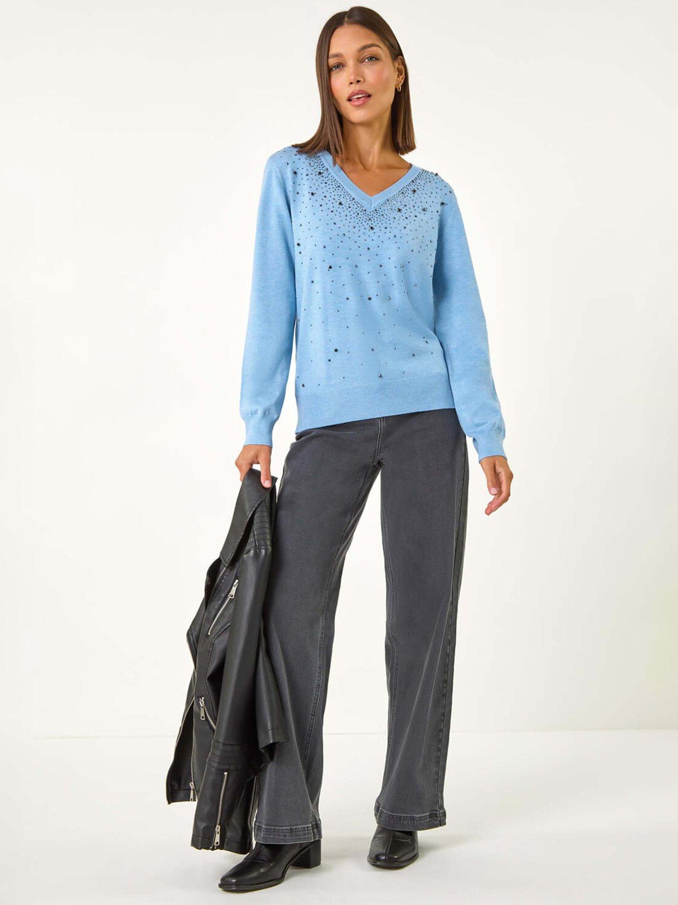 roman-v-neck-sparkle-hotfix-knit-jumper-blueback
