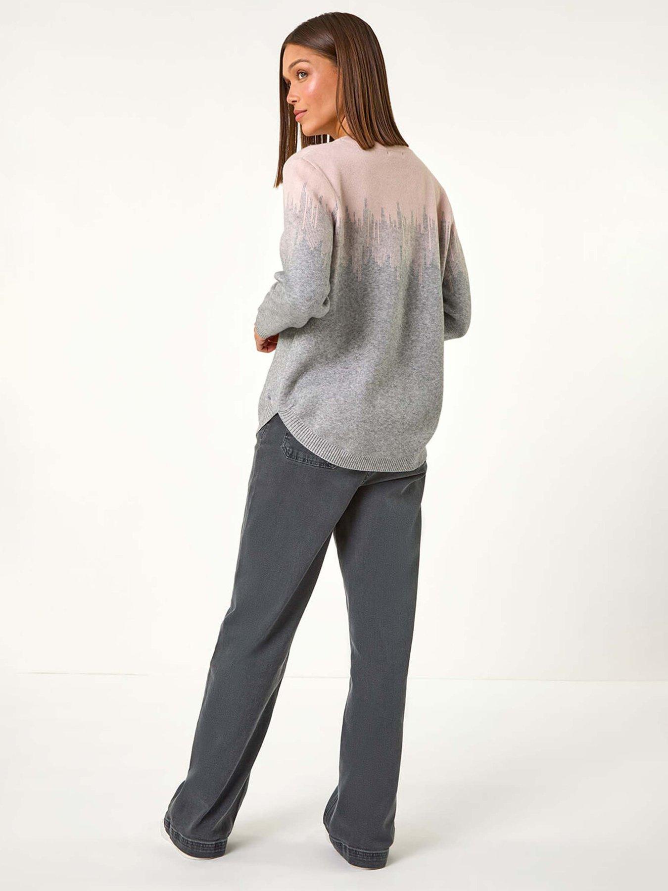 roman-hotfix-colour-block-knitted-jumper-light-pinkstillFront