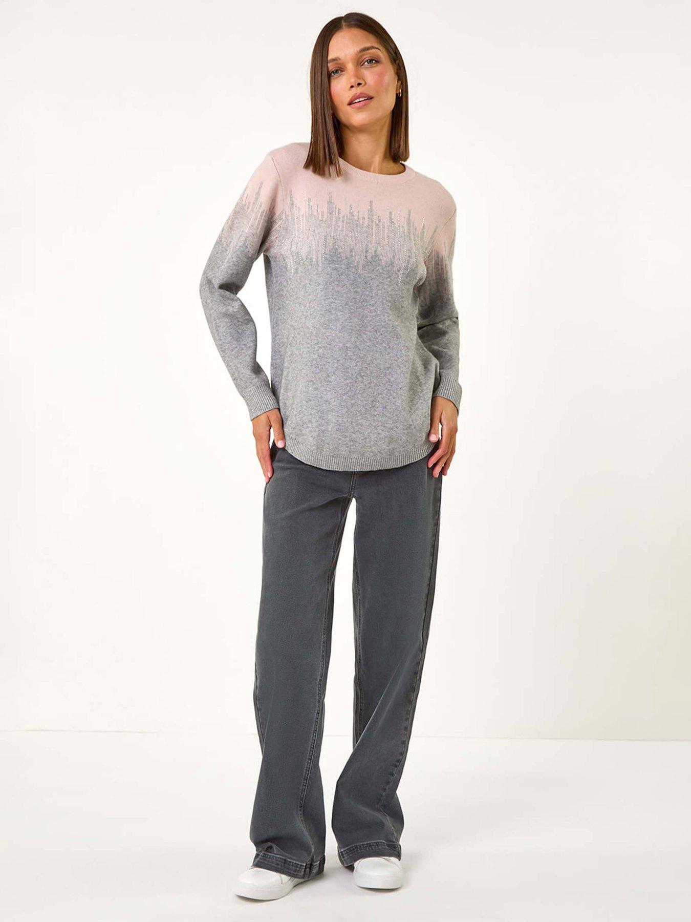 roman-hotfix-colour-block-knitted-jumper-light-pinkback