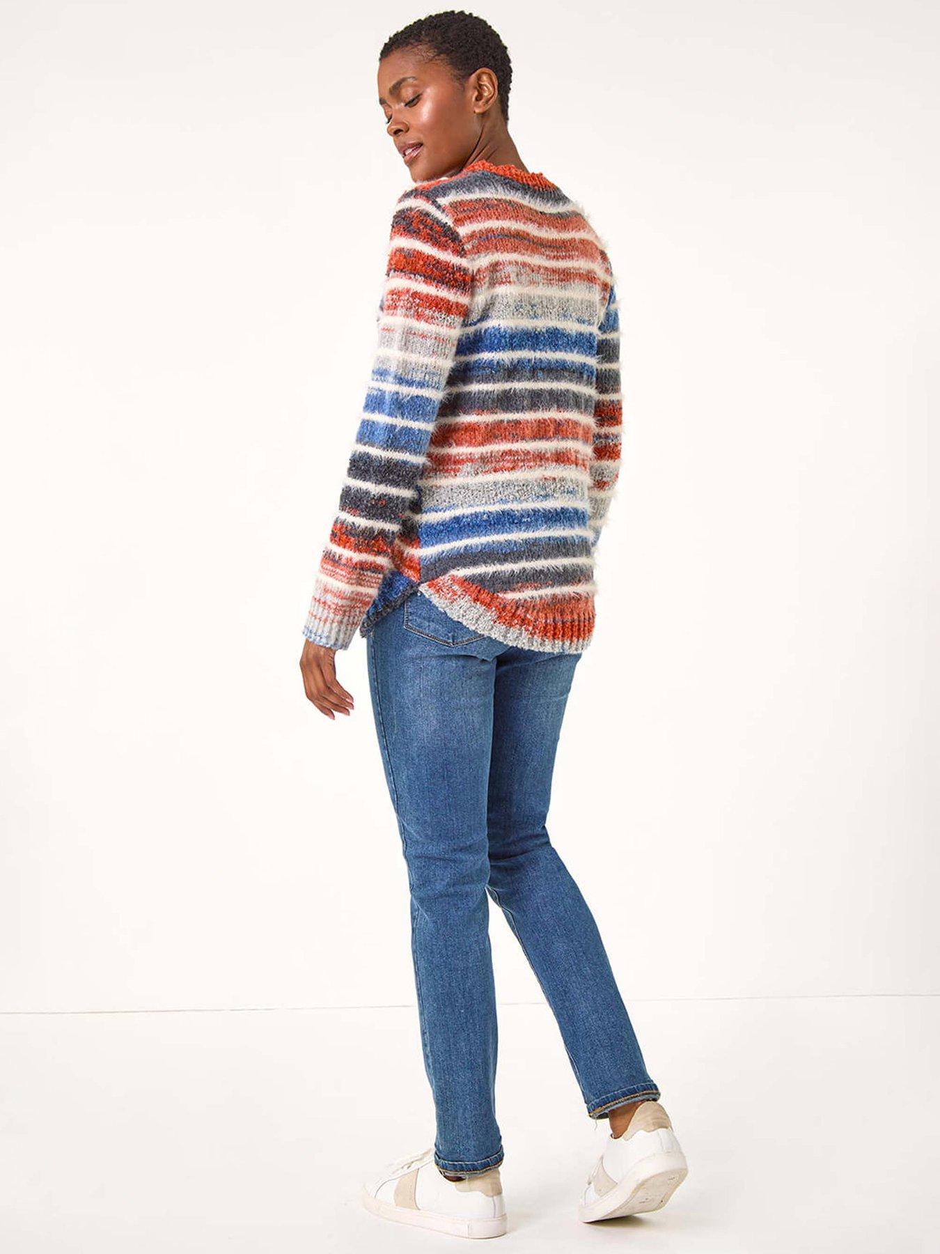 roman-fluffy-striped-curve-hem-jumper-denimstillFront