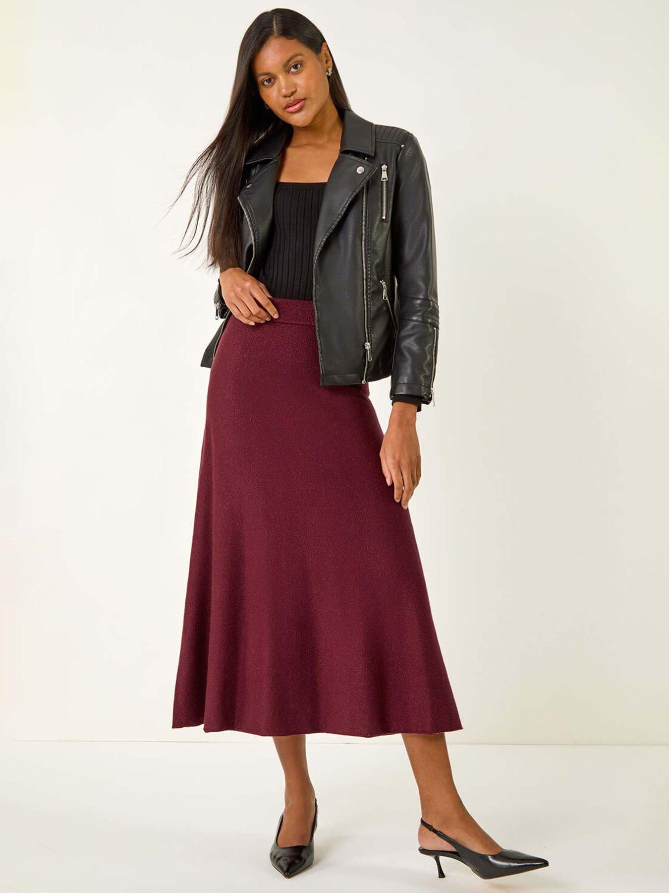 roman-shimmer-knit-midi-skirt-bordeauxoutfit