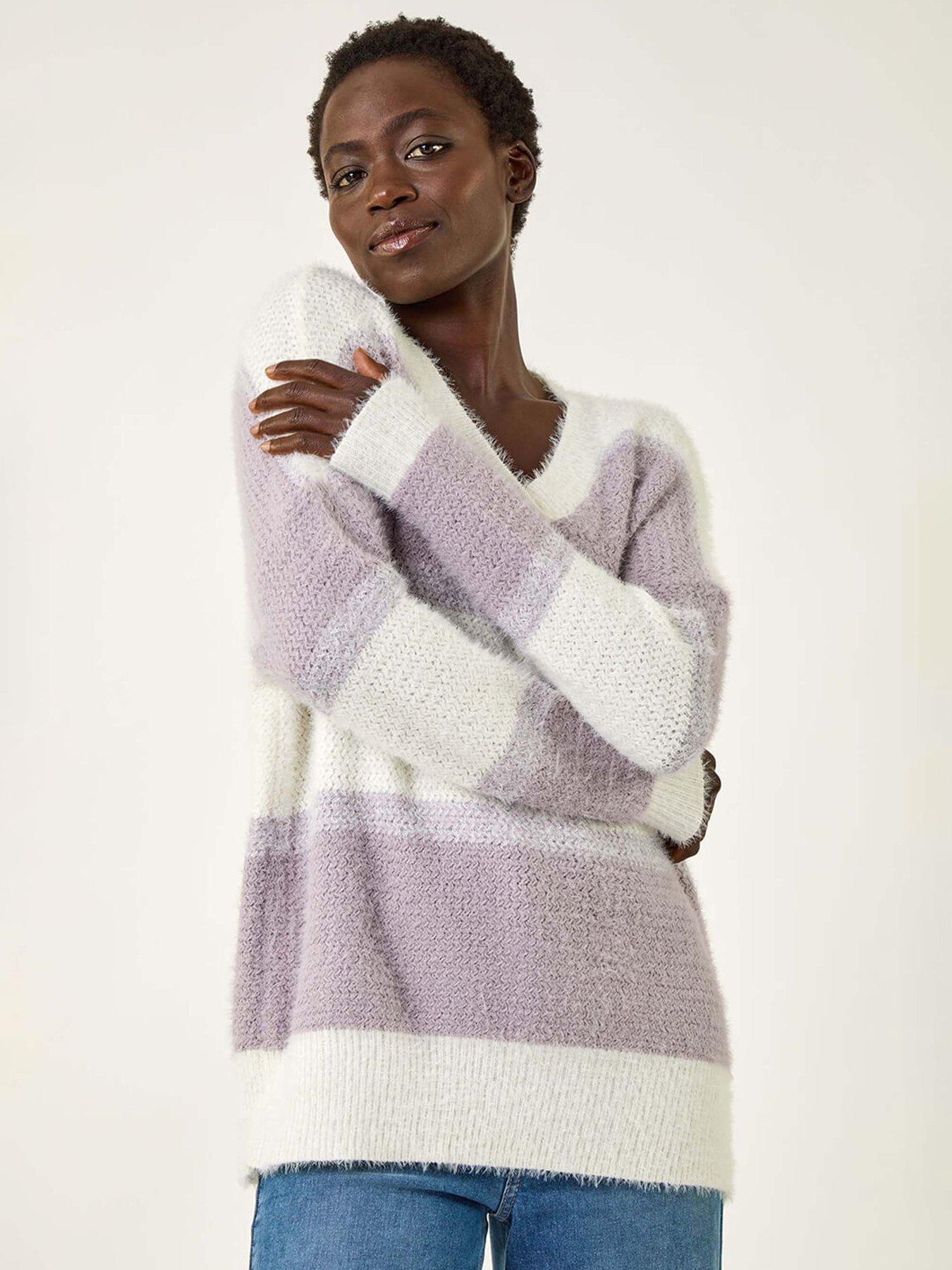 roman-v-neck-stripe-knit-jumper-lilac