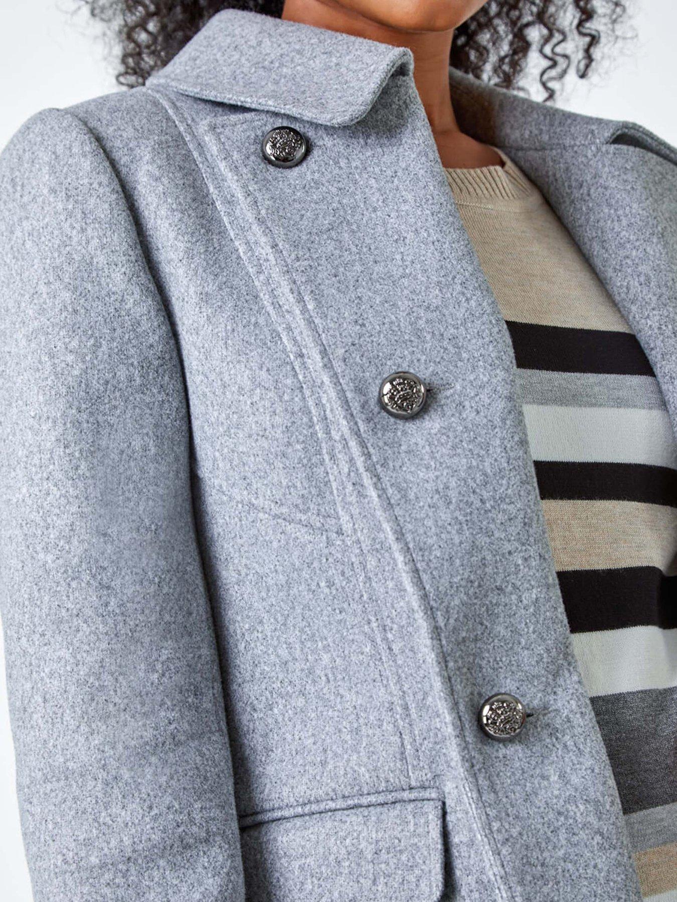 roman-petite-double-breasted-military-coat-greydetail