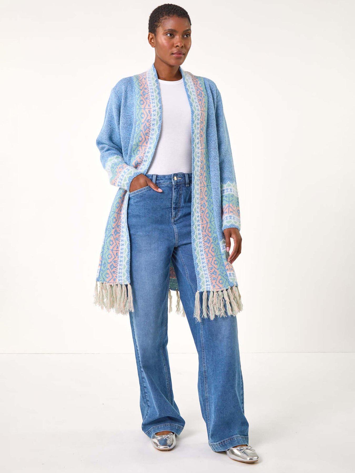 roman-patterened-fringe-cardigan-light-bluefront