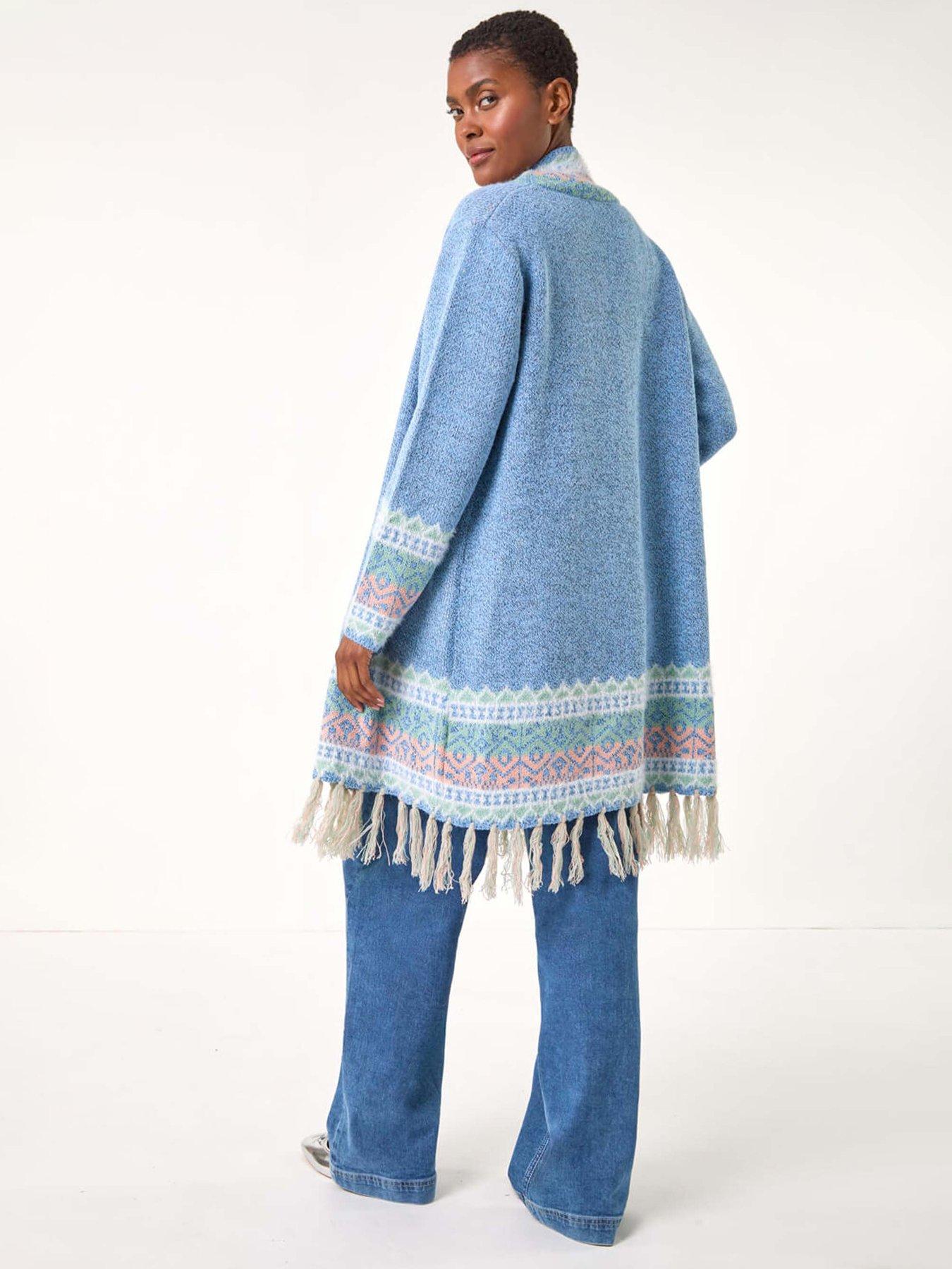 roman-patterened-fringe-cardigan-light-bluestillFront