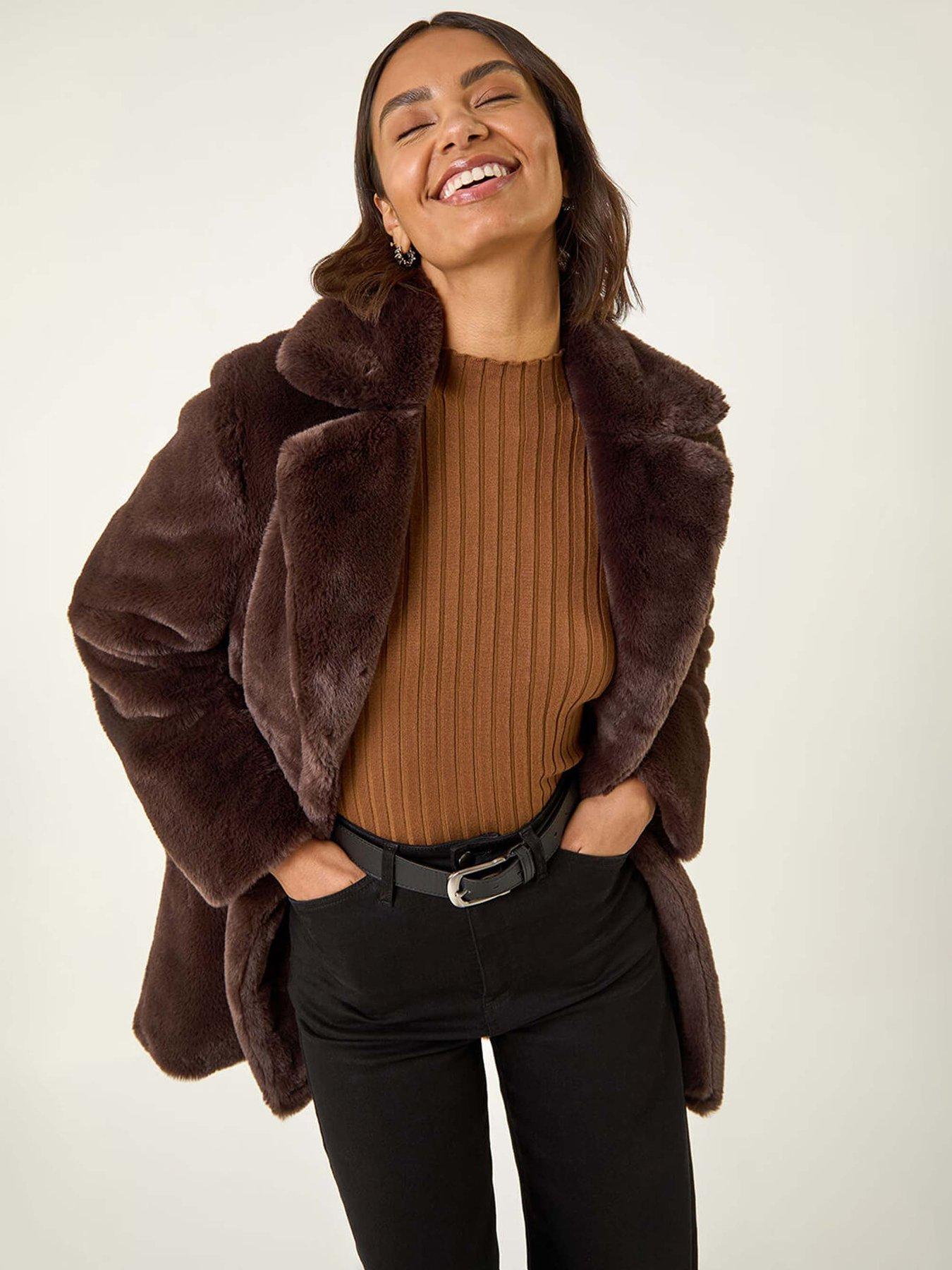 roman-faux-fur-longline-coat-chocolateoutfit