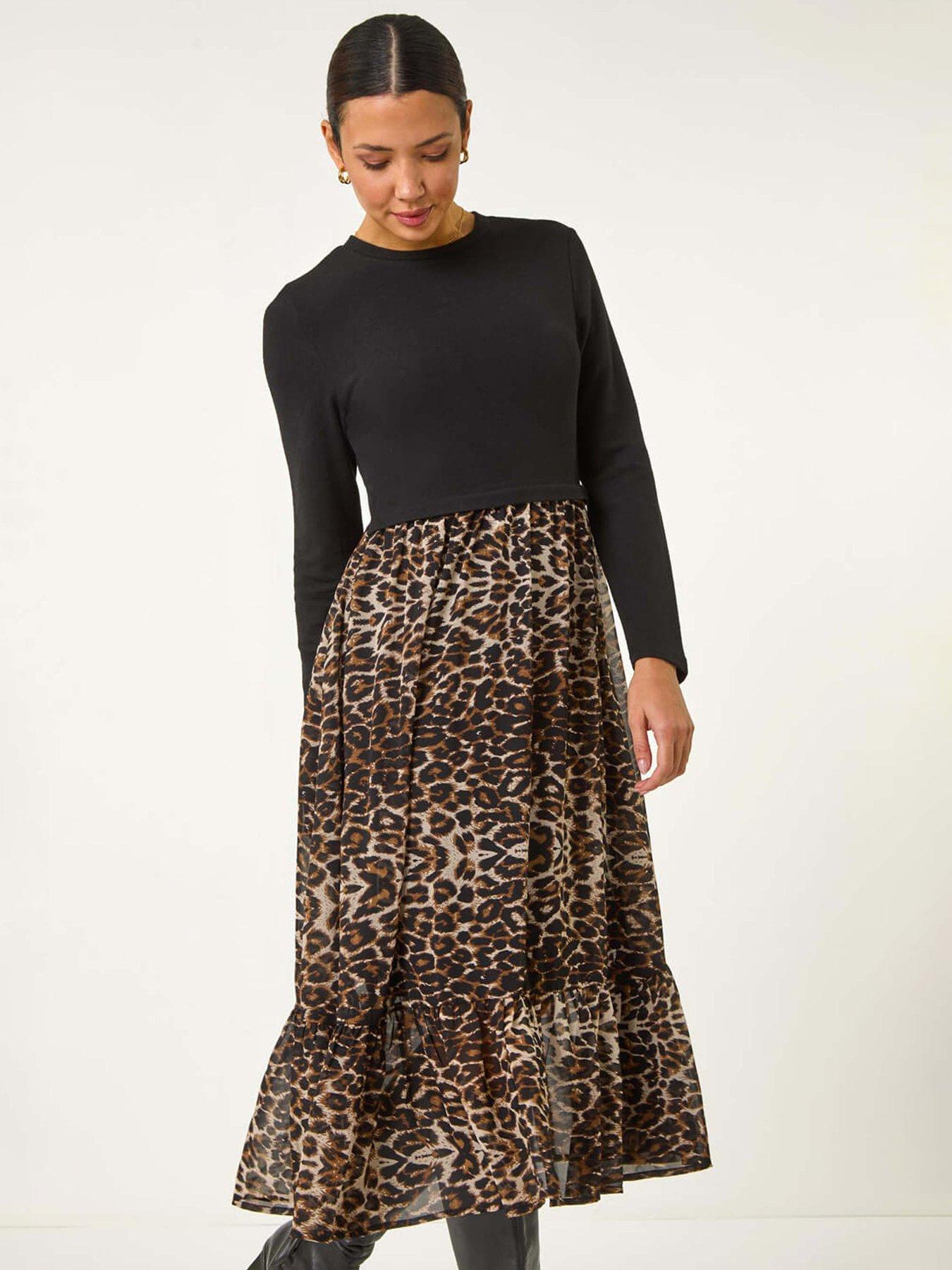 roman-2-in-1-animal-print-stretch-midi-dress-beigeback