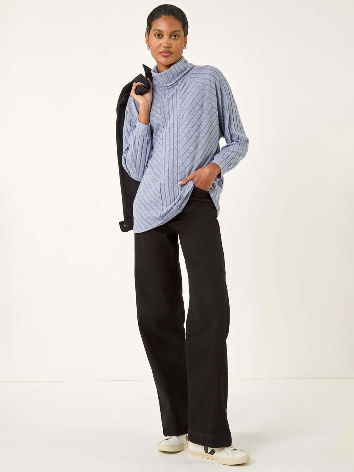 roman-textured-stripe-cowl-neck-top-light-blueback
