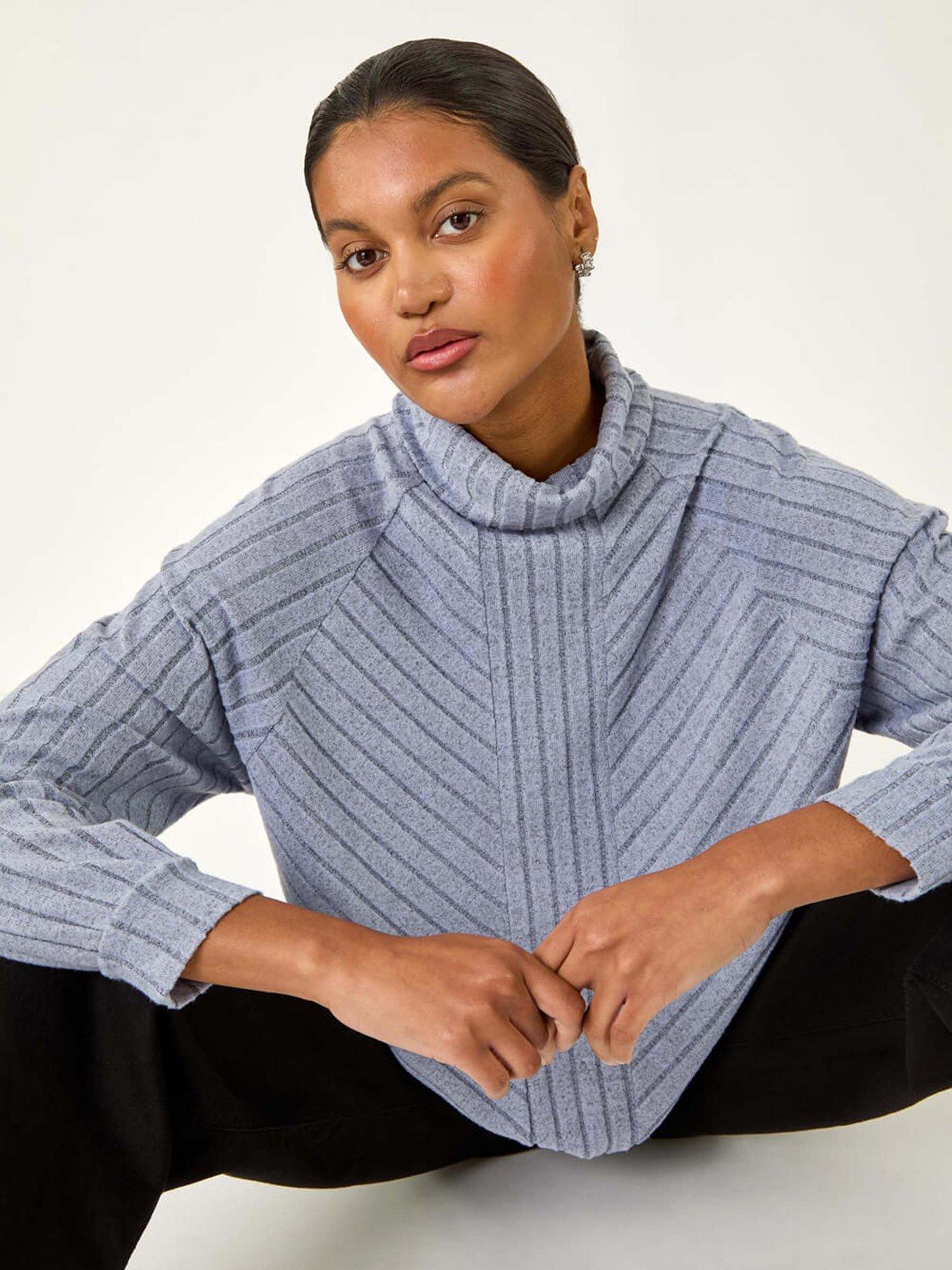 roman-textured-stripe-cowl-neck-top-light-blueoutfit