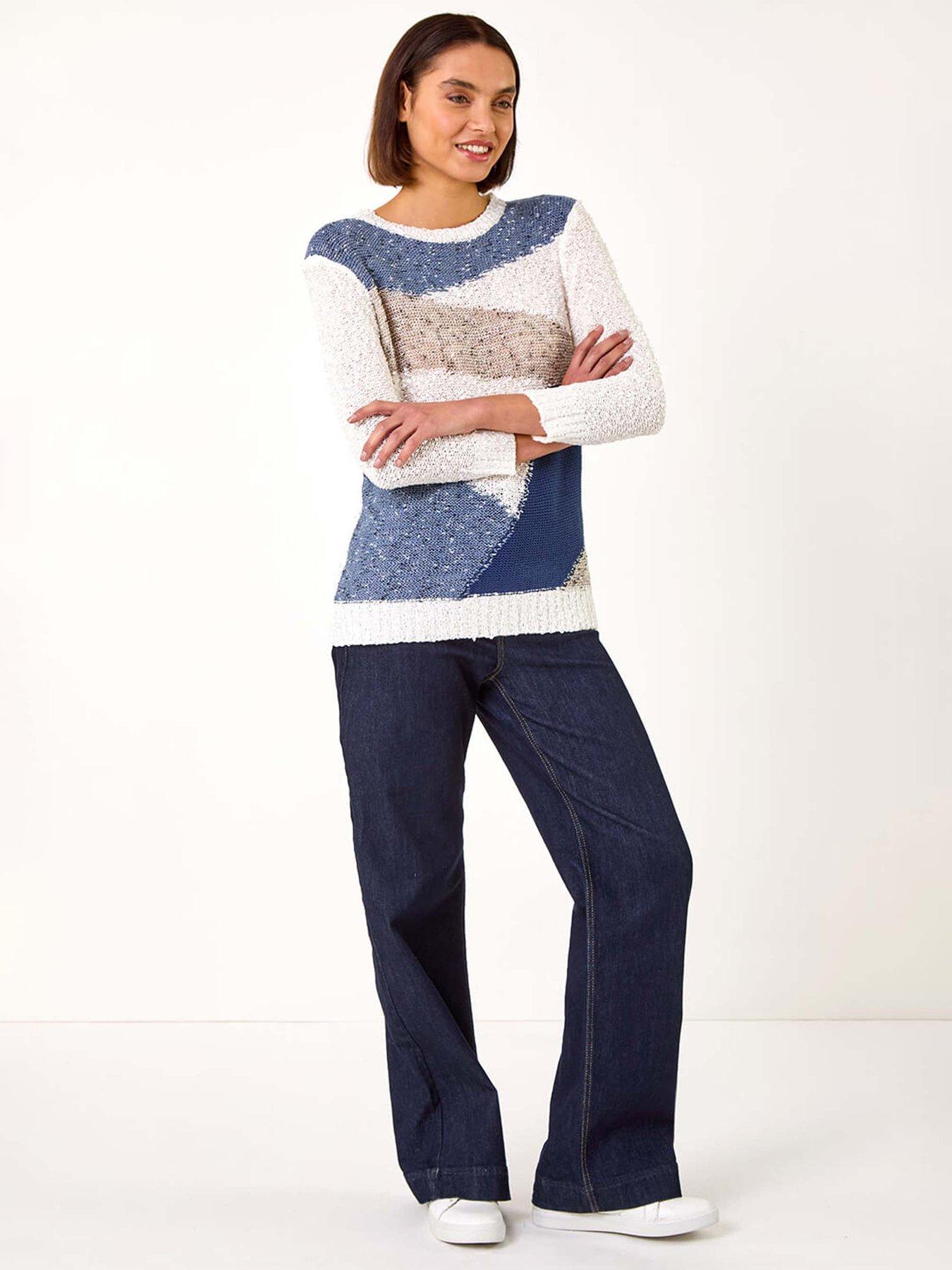 roman-textured-colour-block-jumper-blueback