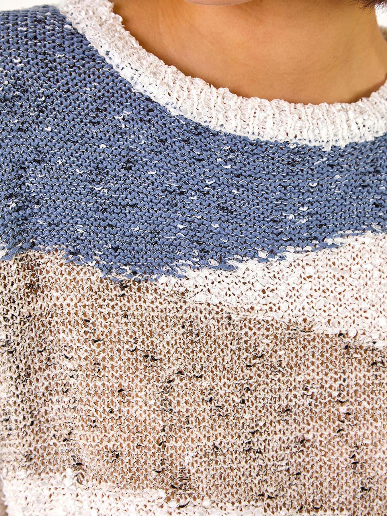 roman-textured-colour-block-jumper-bluedetail