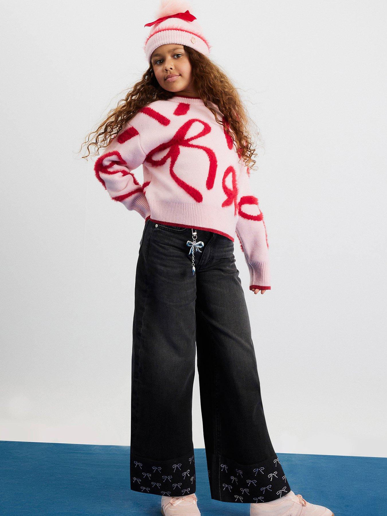 river-island-older-girls-fluffy-bow-jumper-pinkstillFront
