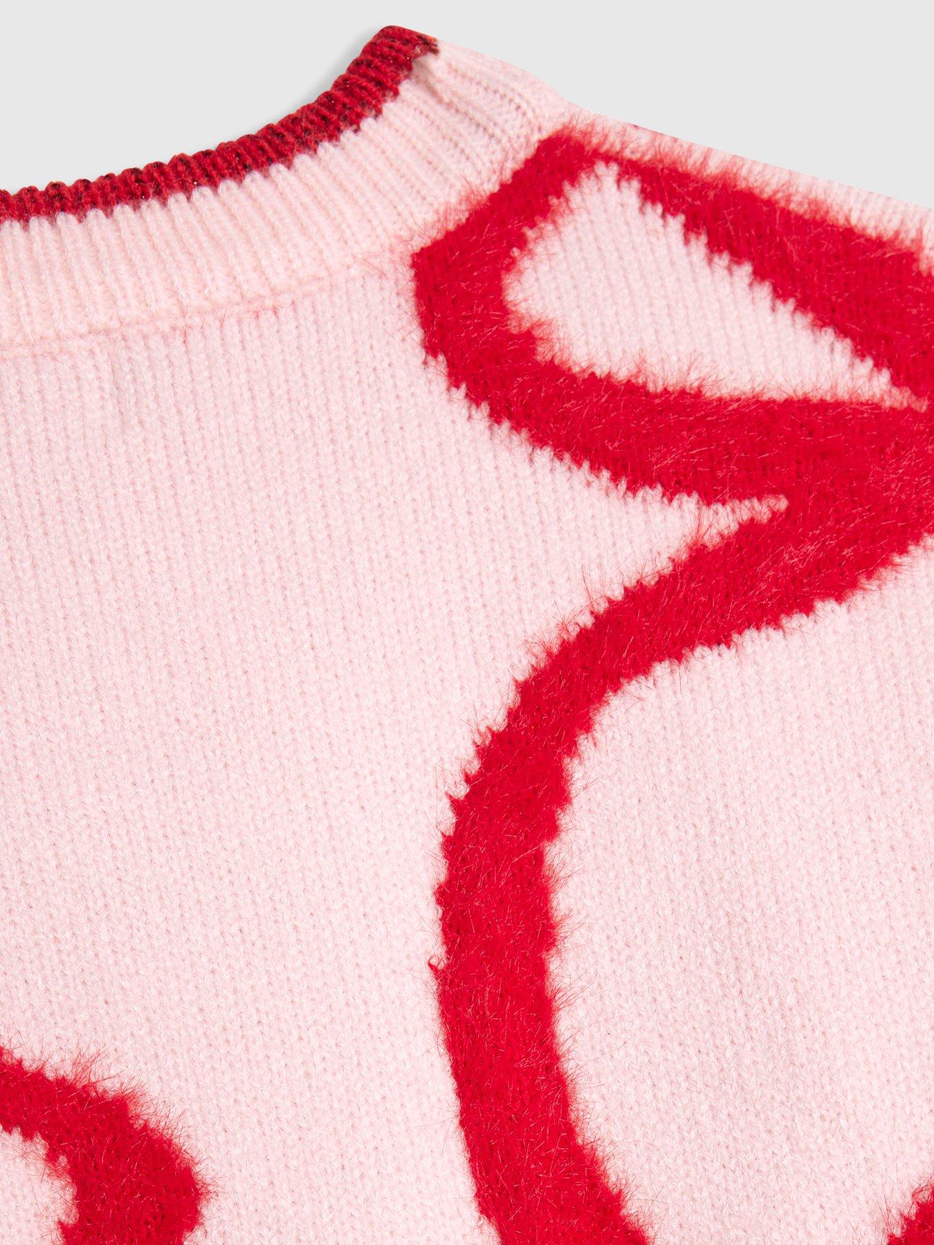 river-island-older-girls-fluffy-bow-jumper-pinkoutfit