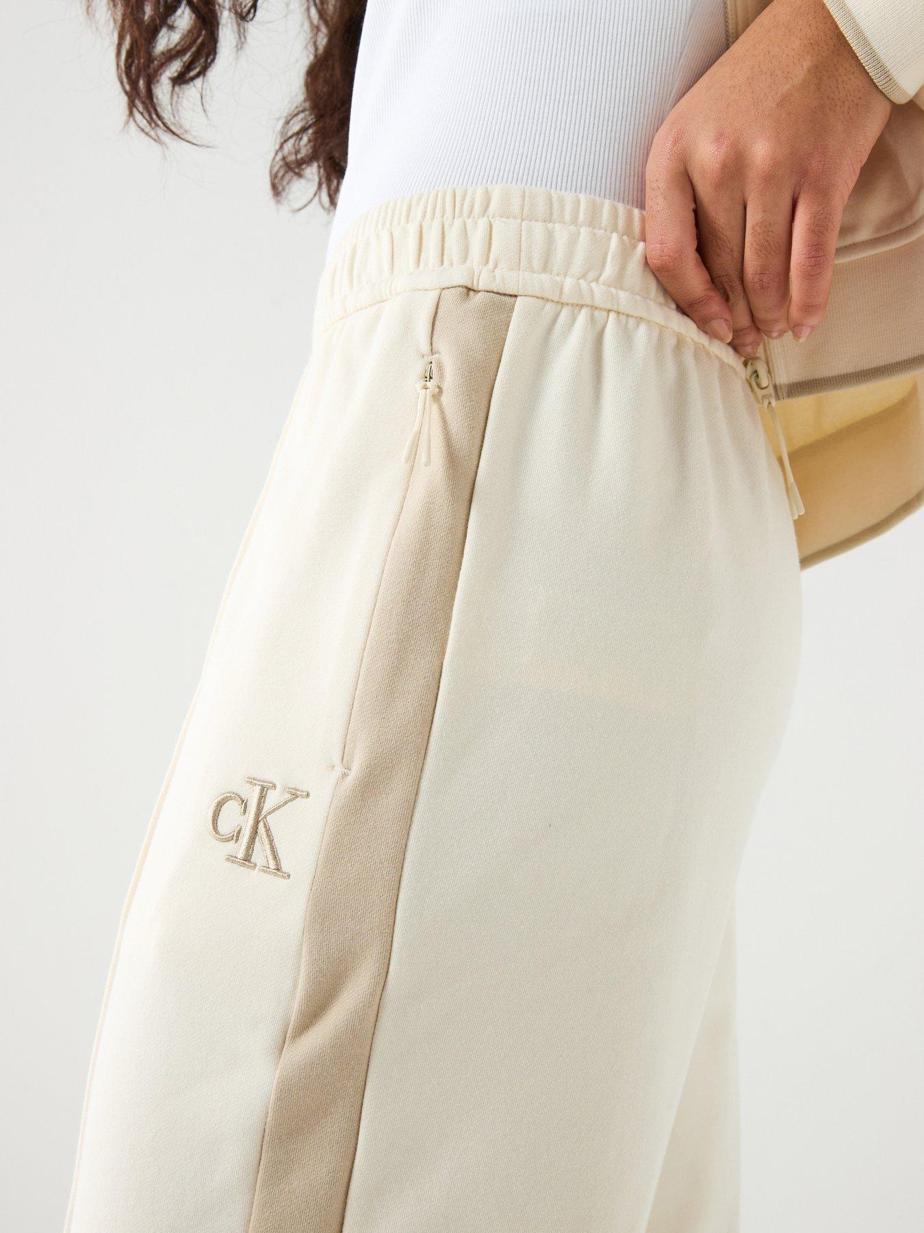 calvin-klein-jeans-stretch-terry-track-pant-whiteoutfit