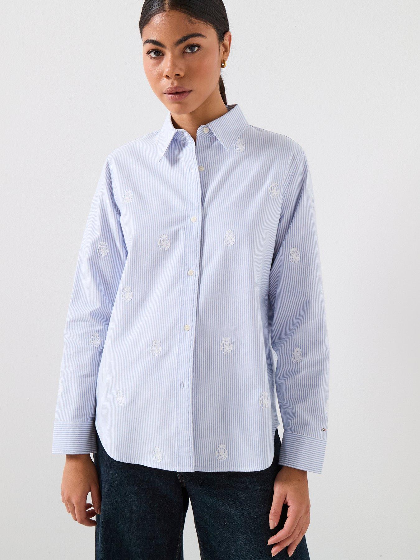 Tommy Hilfiger Oxford Relaxed Shirt - Classic Ithaca / Mid Blue