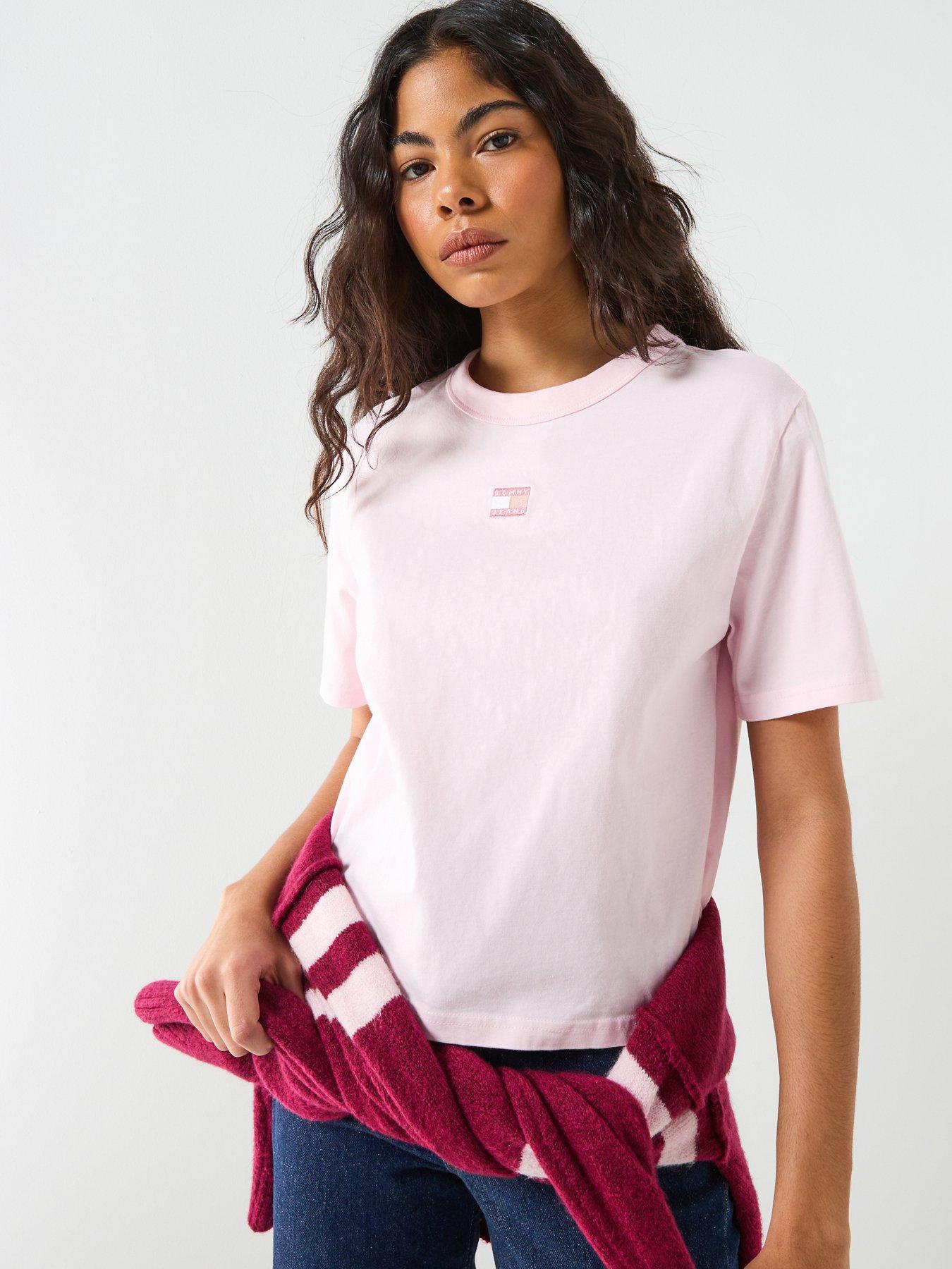 Tommy Jeans Boxy T-Shirt - Light Pink
