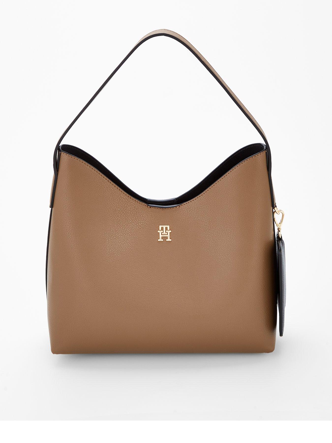 Image 1 of 4 of Tommy Hilfiger Icon Shoulder Bag - Beige