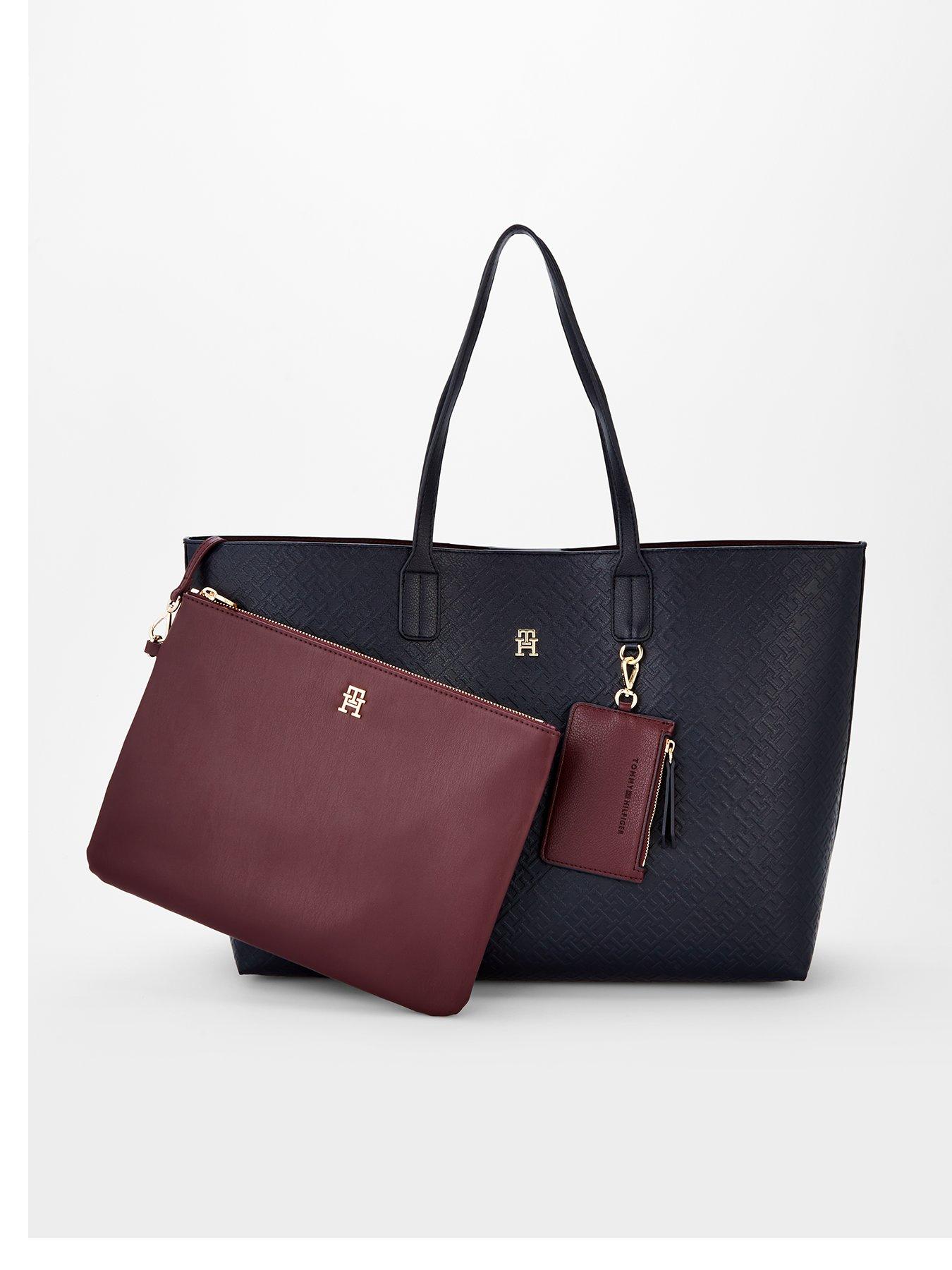 Tommy Hilfiger Icon Tote Monogram Bag - Space Blue