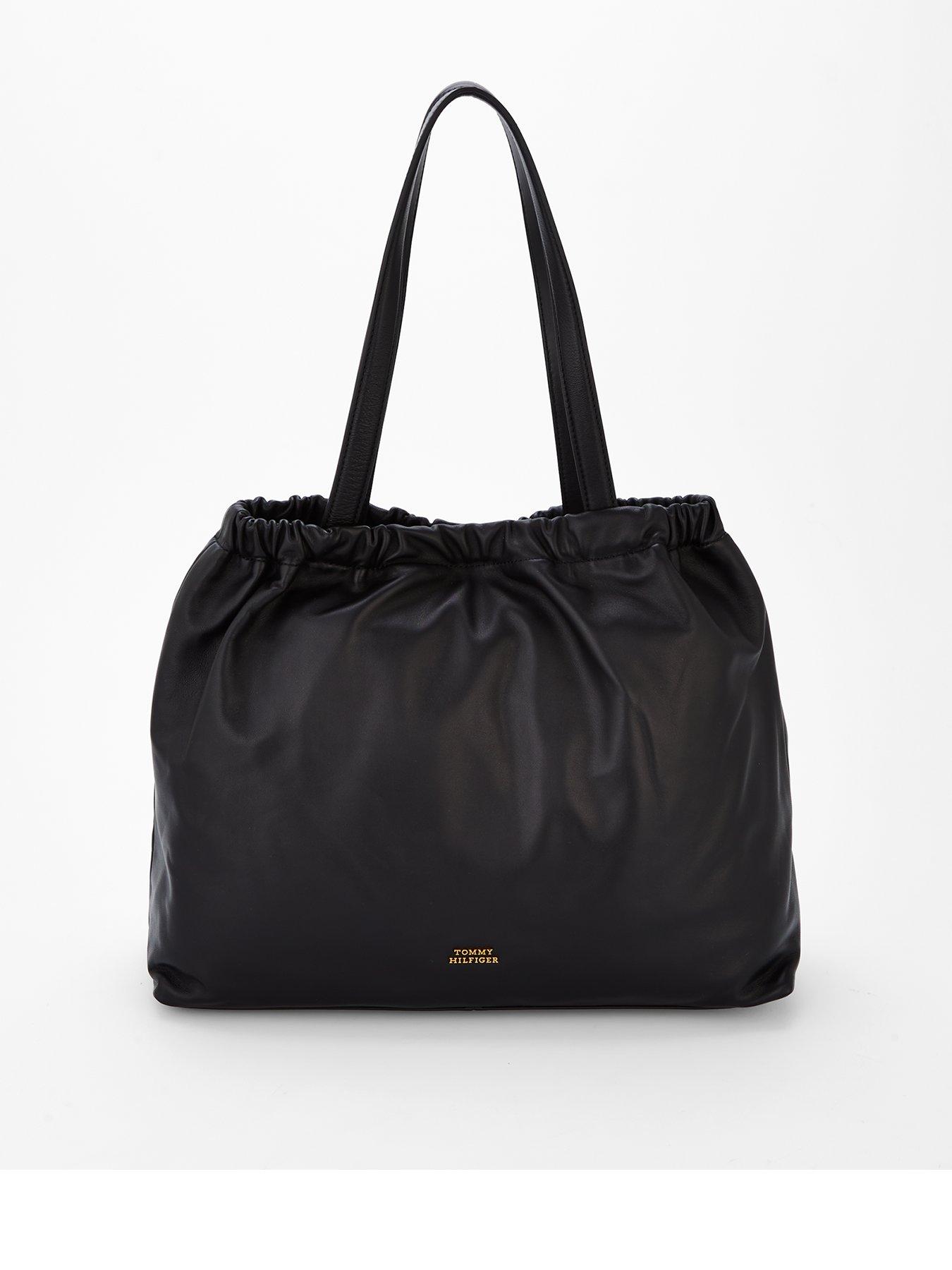 tommy-hilfiger-soft-leather-tote-black