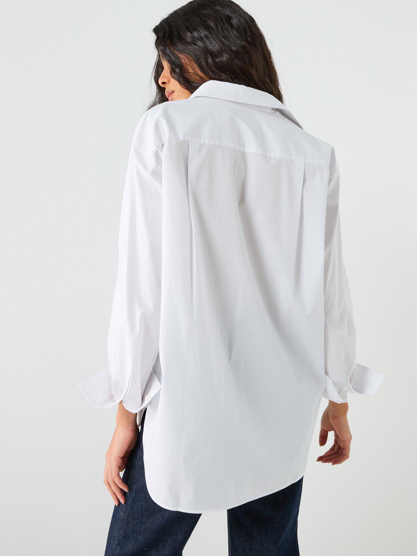 calvin-klein-jeans-poplin-relaxed-shirt-whitestillFront