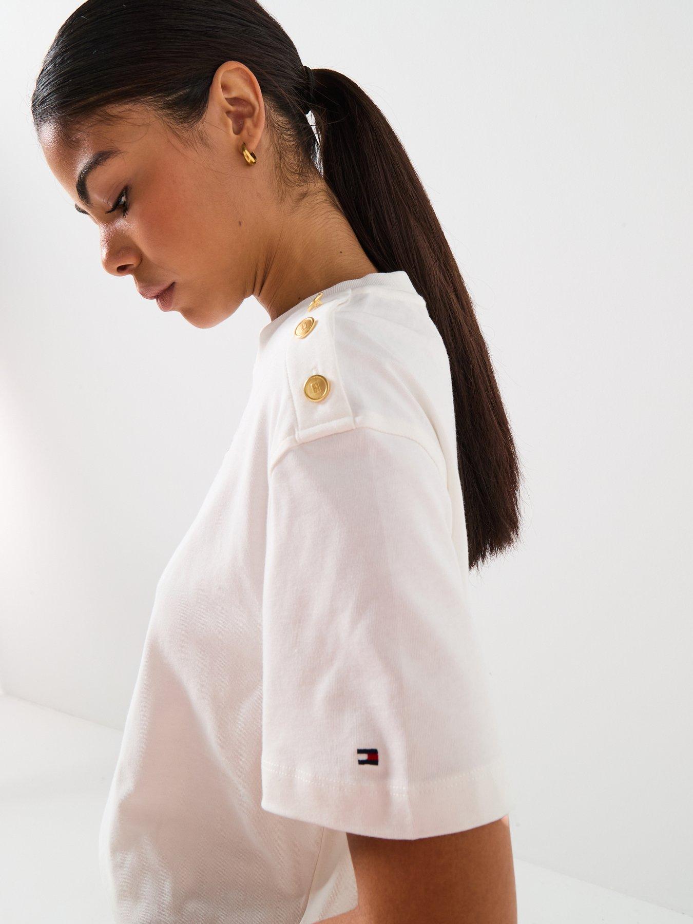 tommy-hilfiger-gold-button-detailed-top-whitedetail