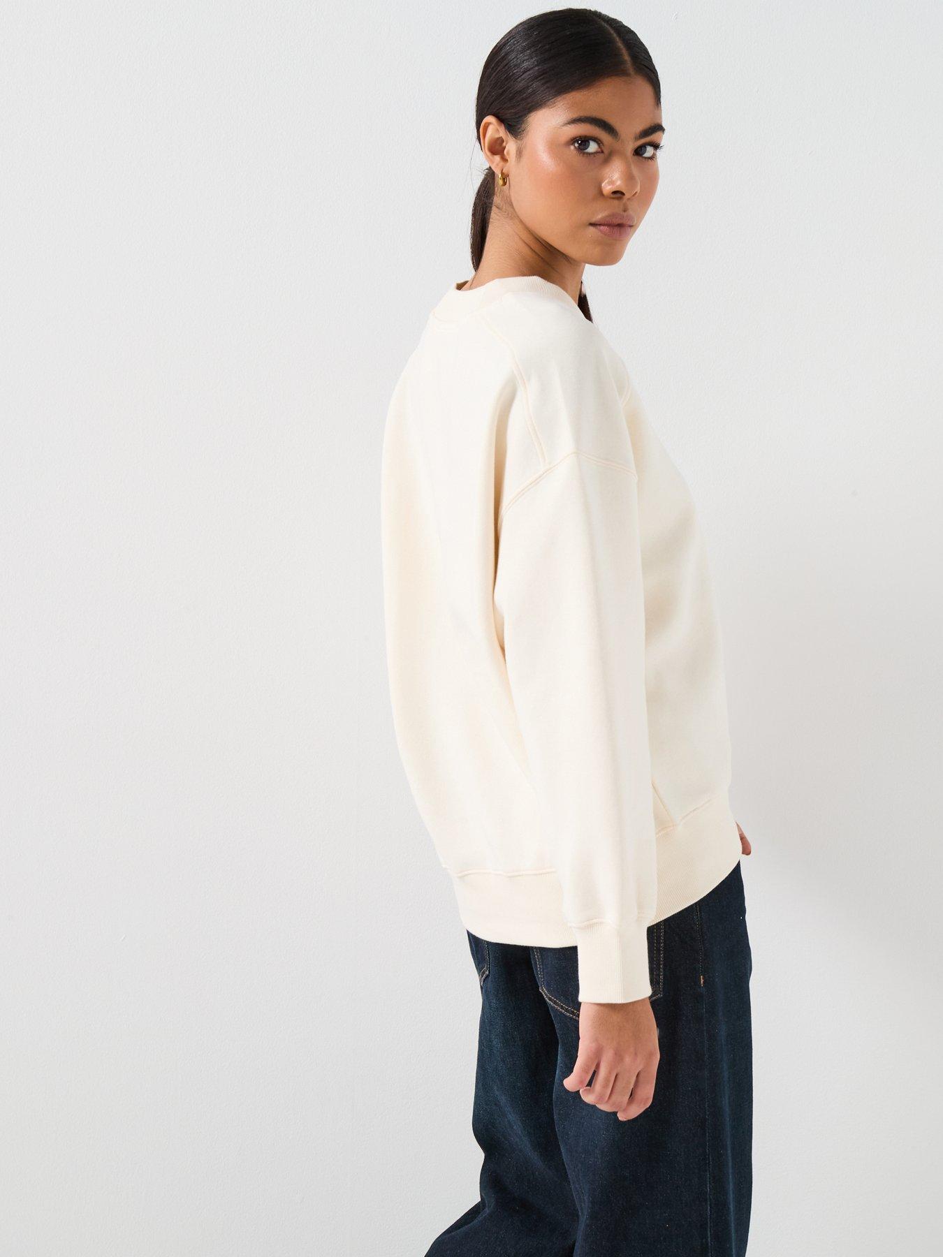 tommy-hilfiger-varsity-fleece-sweatshirt-creamstillFront