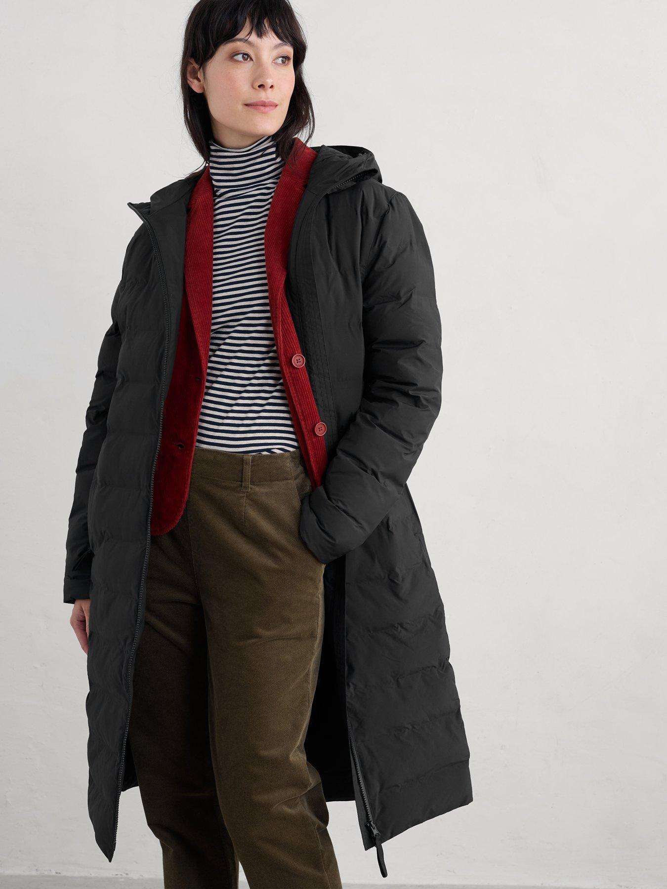 Seasalt Cornwall Keser Coat - Black