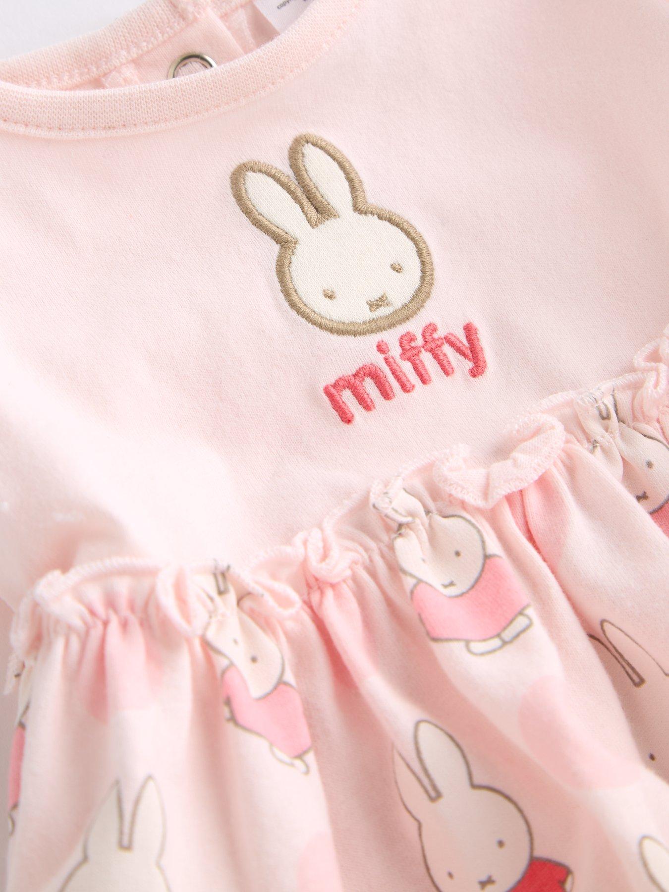 the-very-collection-miffy-frill-sleeve-dress-pinkoutfit