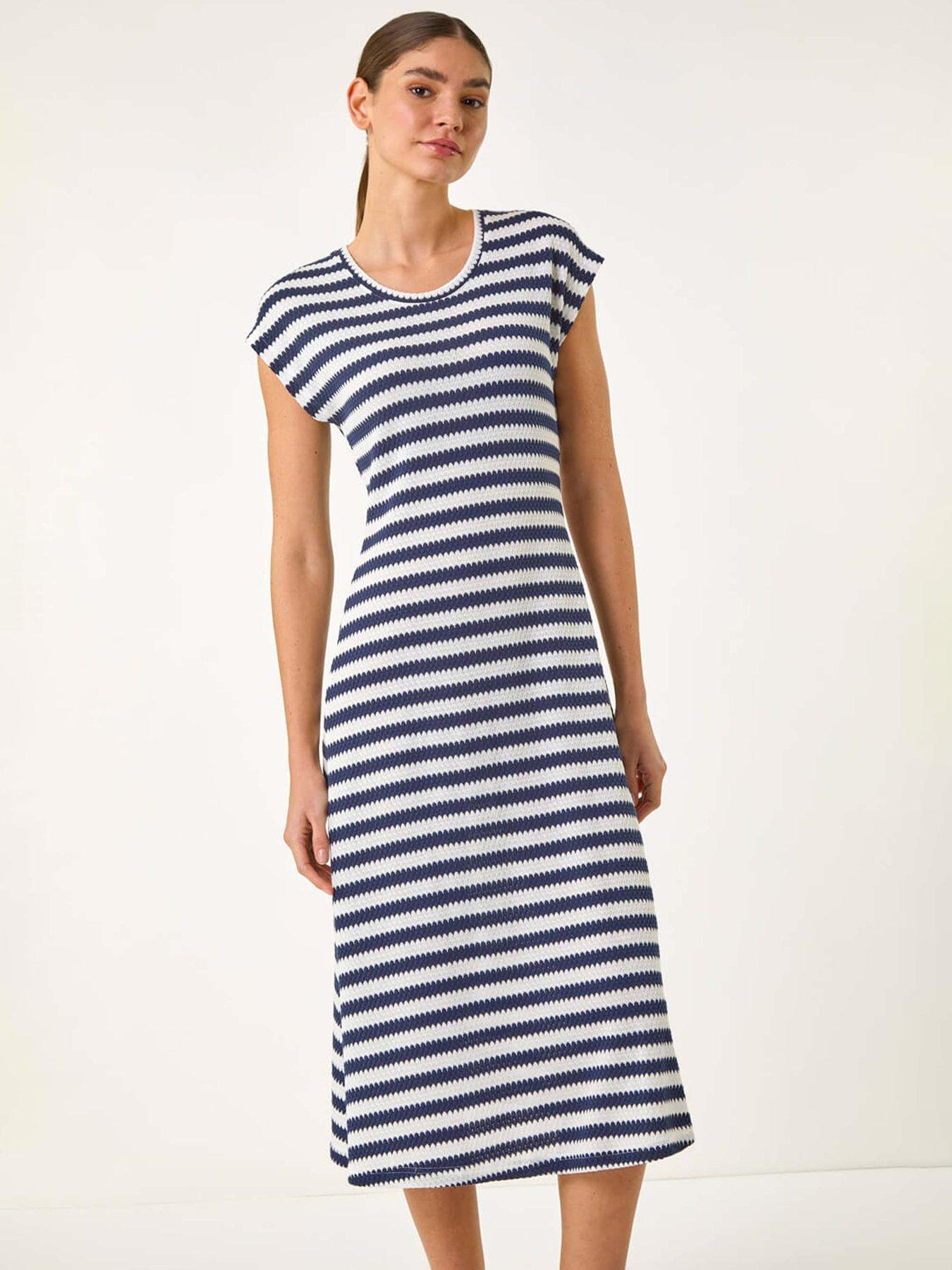 roman-stripe-crochet-midi-dress-navyback