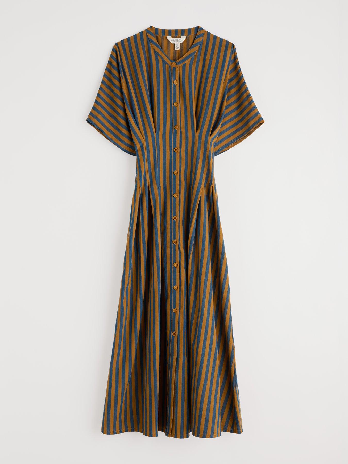 seasalt-cornwall-lamorna-dress-mini-scallion-basket-stripe-greendetail