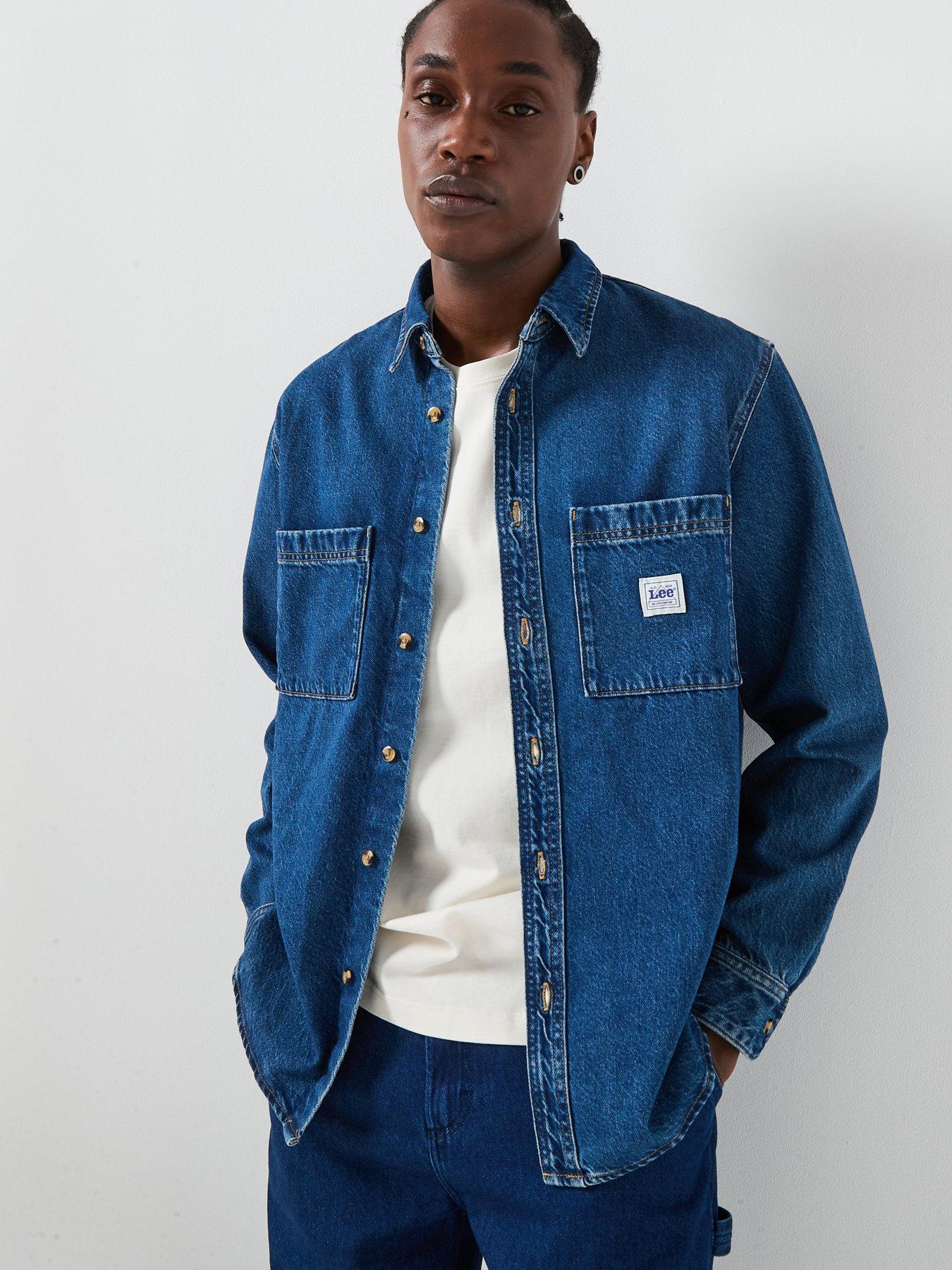 Lee Workwear Denim Shirt - Dark Blue