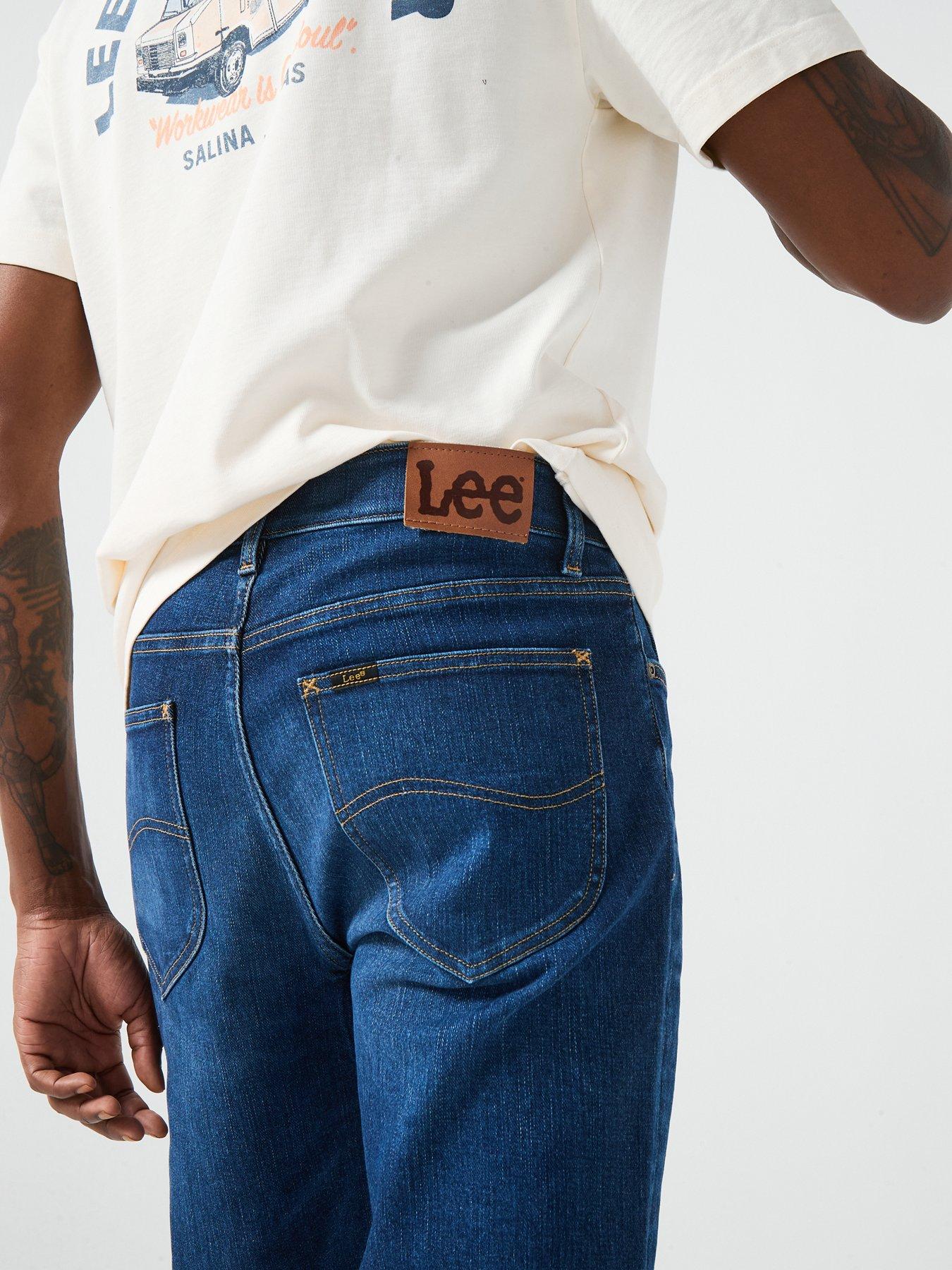 lee-xx-5-pocket-straight-fit-jean-dark-blueoutfit