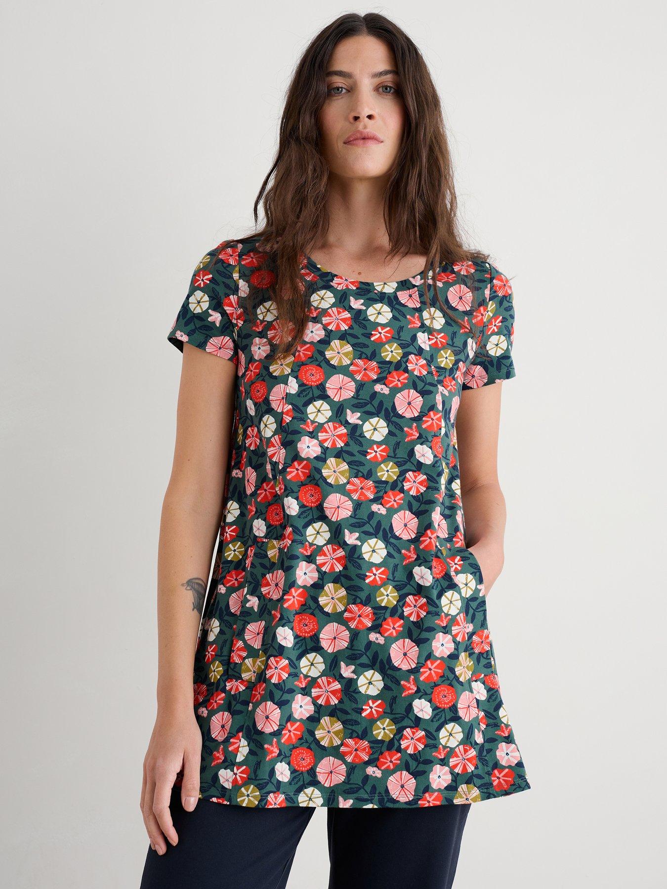 Seasalt Cornwall Screenprint Tunic - Multi