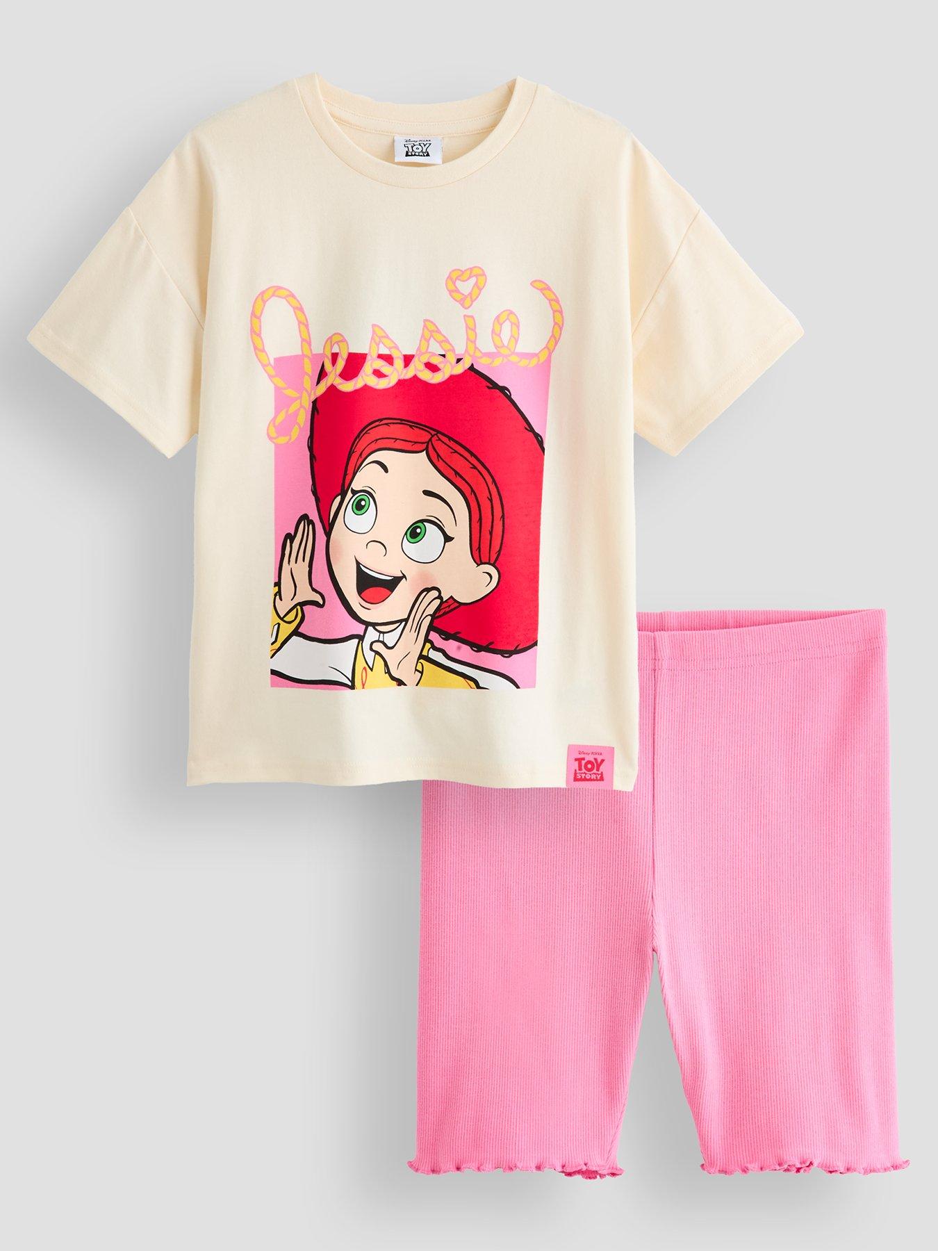 Image 1 of 4 of The Very Collection Toy Story Jessie Cycling Short And Tee Set