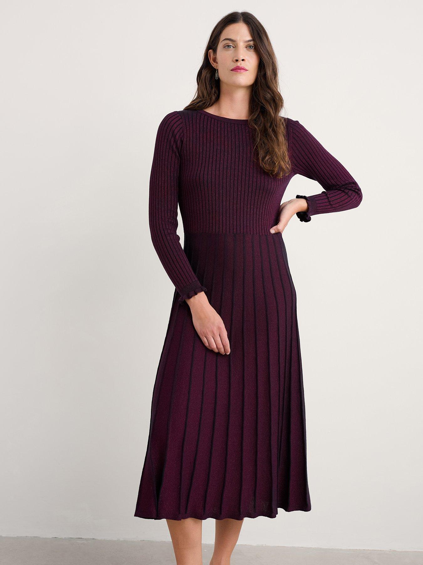 Seasalt Cornwall Glass Stem Dress - Clove