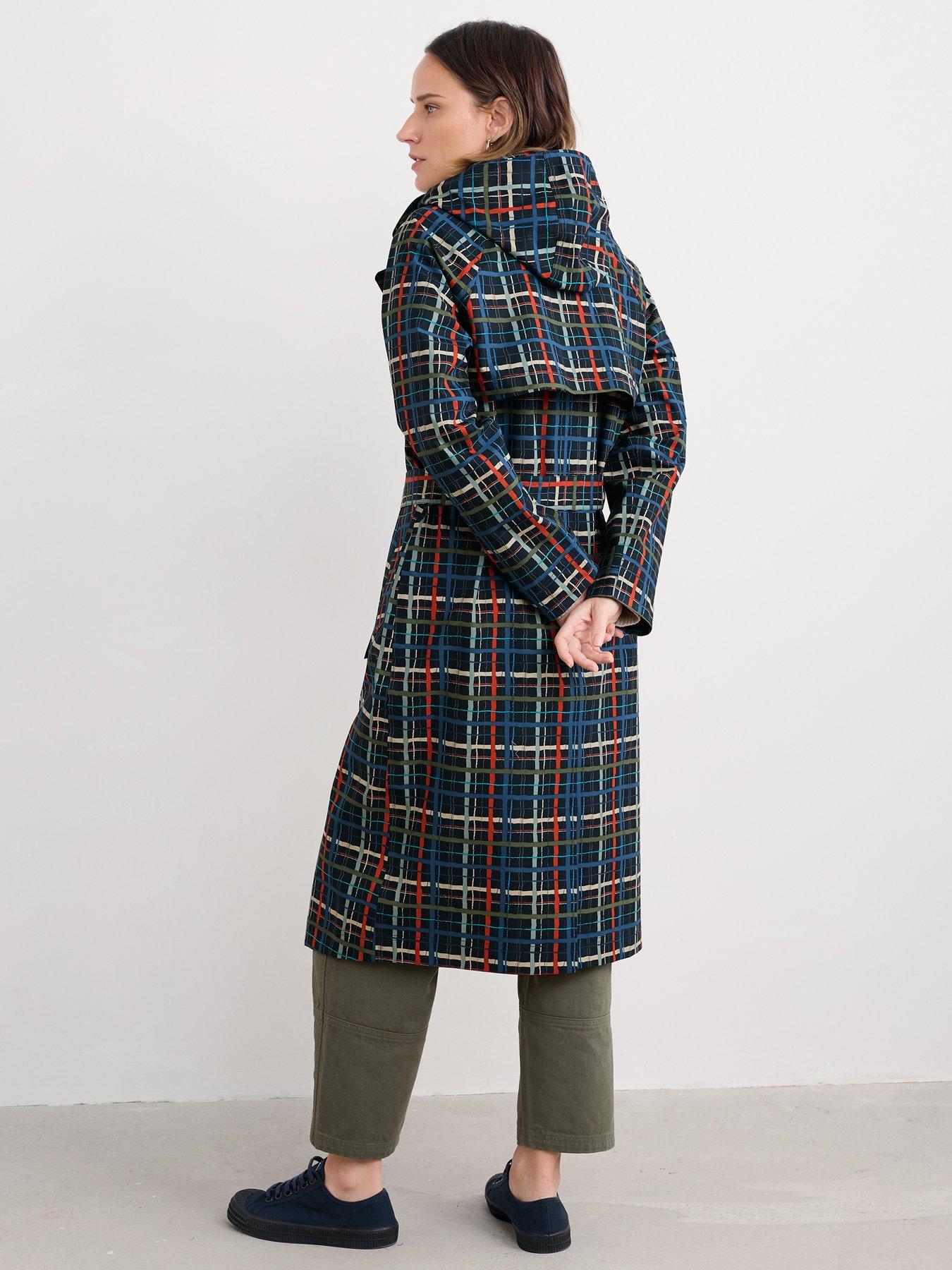 Image 2 of 5 of Seasalt Cornwall Penweathers Trench Coat - Blue