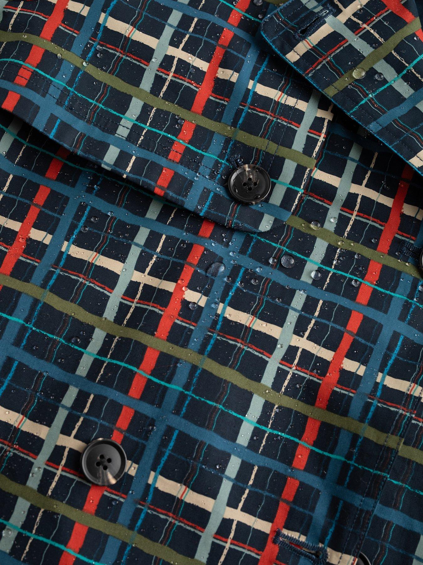 Image 4 of 5 of Seasalt Cornwall Penweathers Trench Coat - Blue