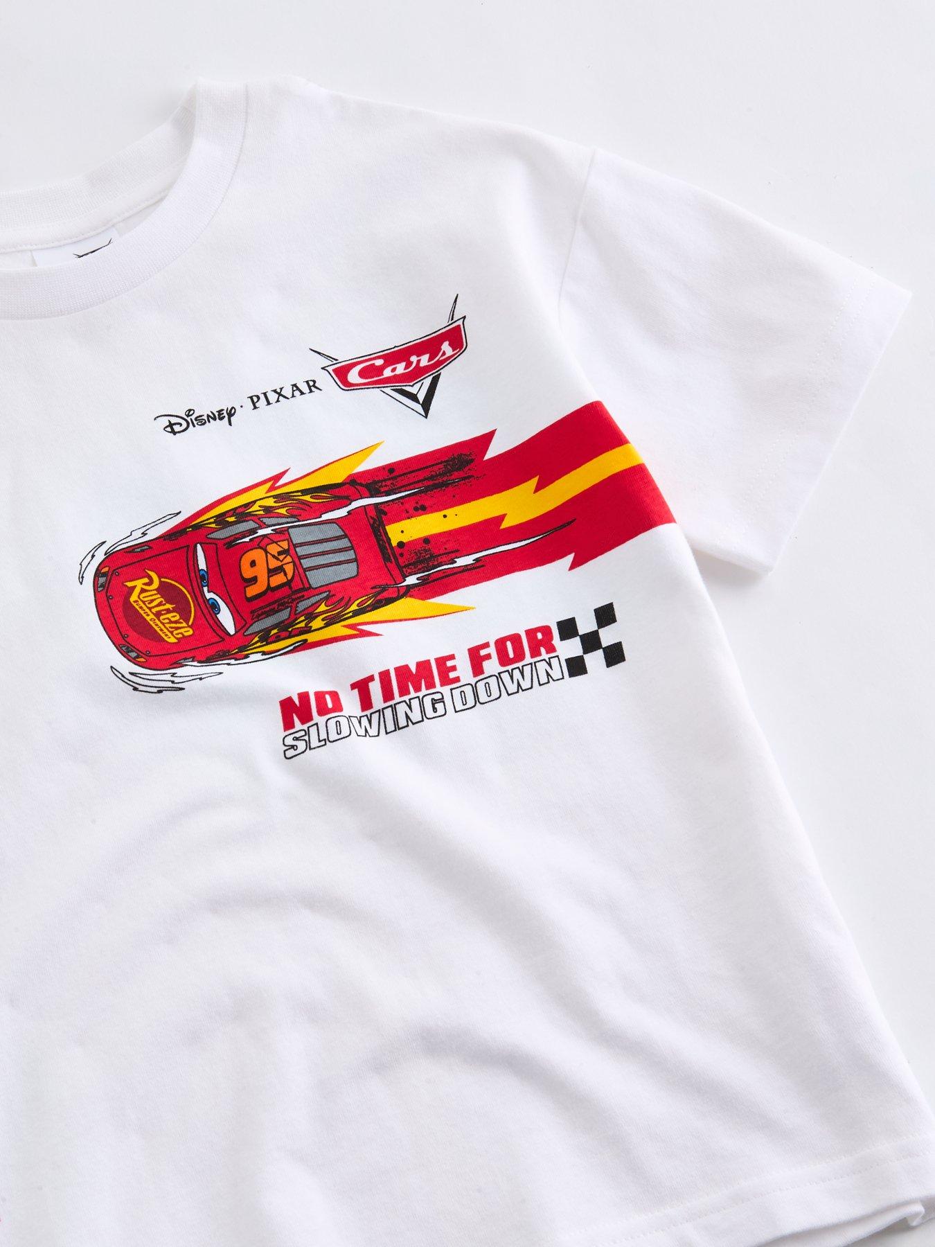Image 4 of 6 of The Very Collection 2pk Disney Cars Tees - Red/White