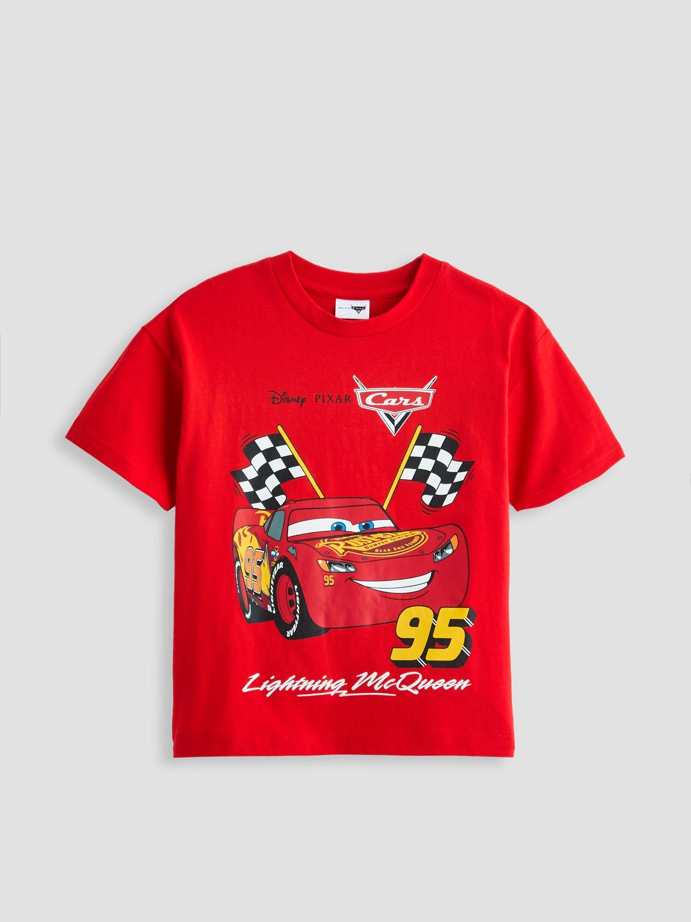 Image 6 of 6 of The Very Collection 2pk Disney Cars Tees - Red/White