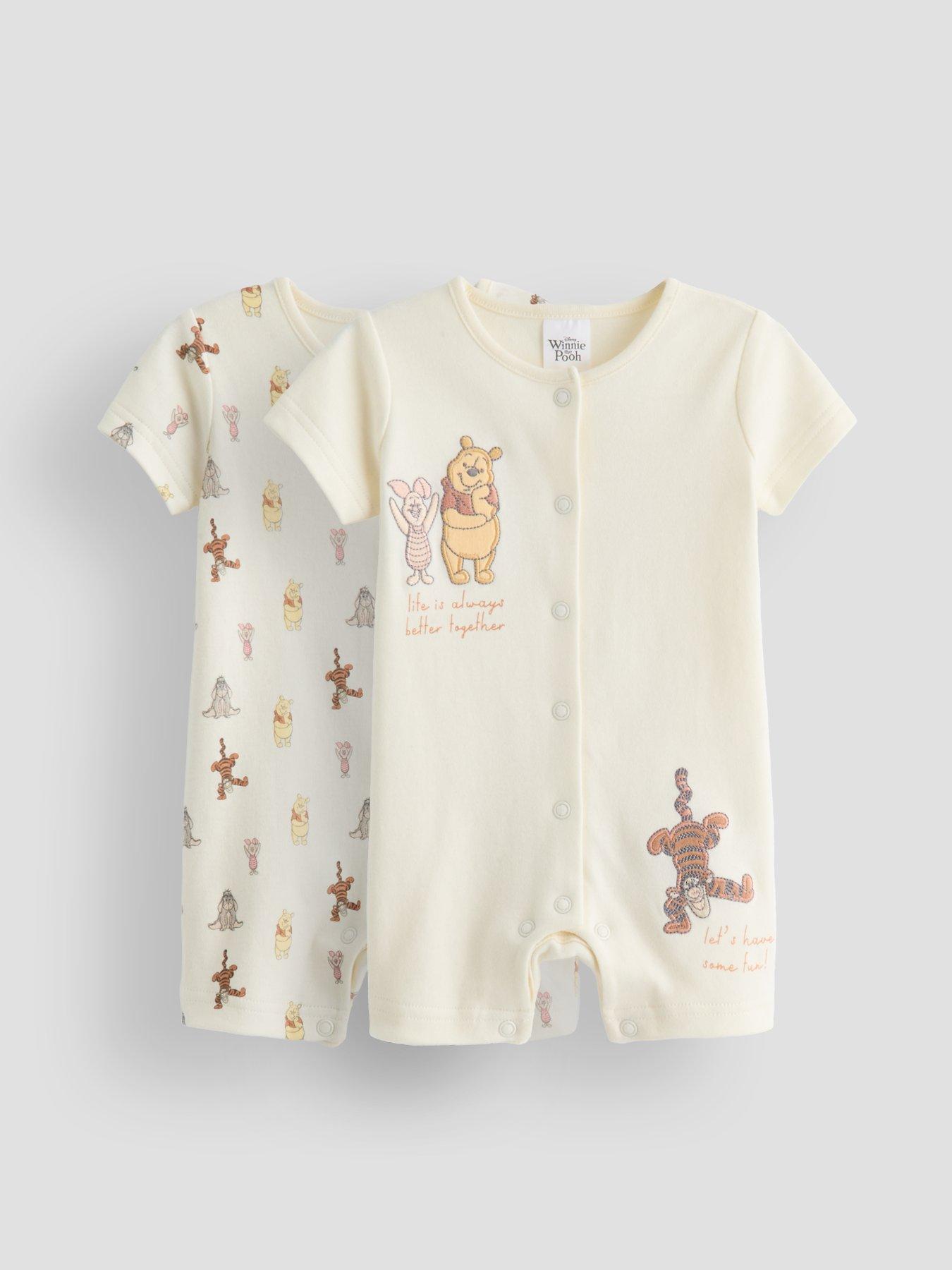 the-very-collection-2pk-winnie-the-pooh-romper-short-sleepsuit-cream