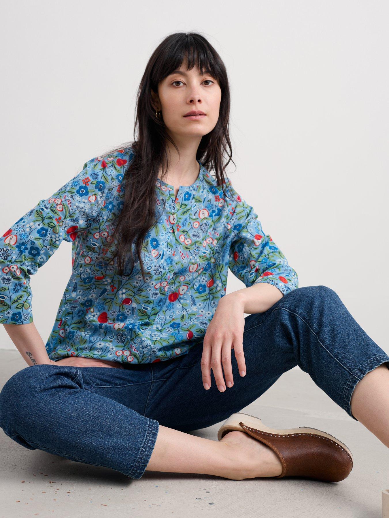 Seasalt Cornwall Jersey Top - Multi