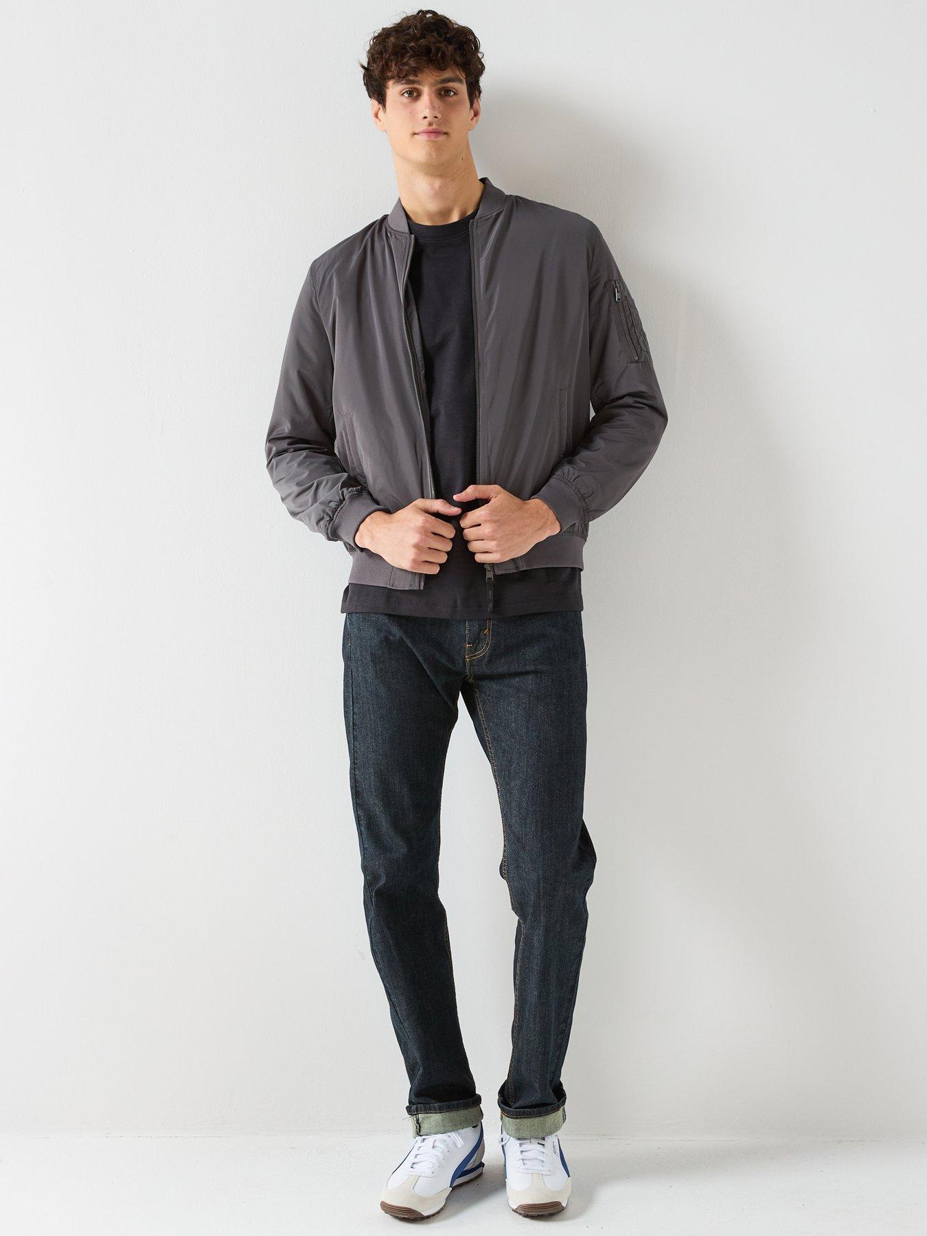 only-sons-joshua-bomber-jacket-dark-greyback