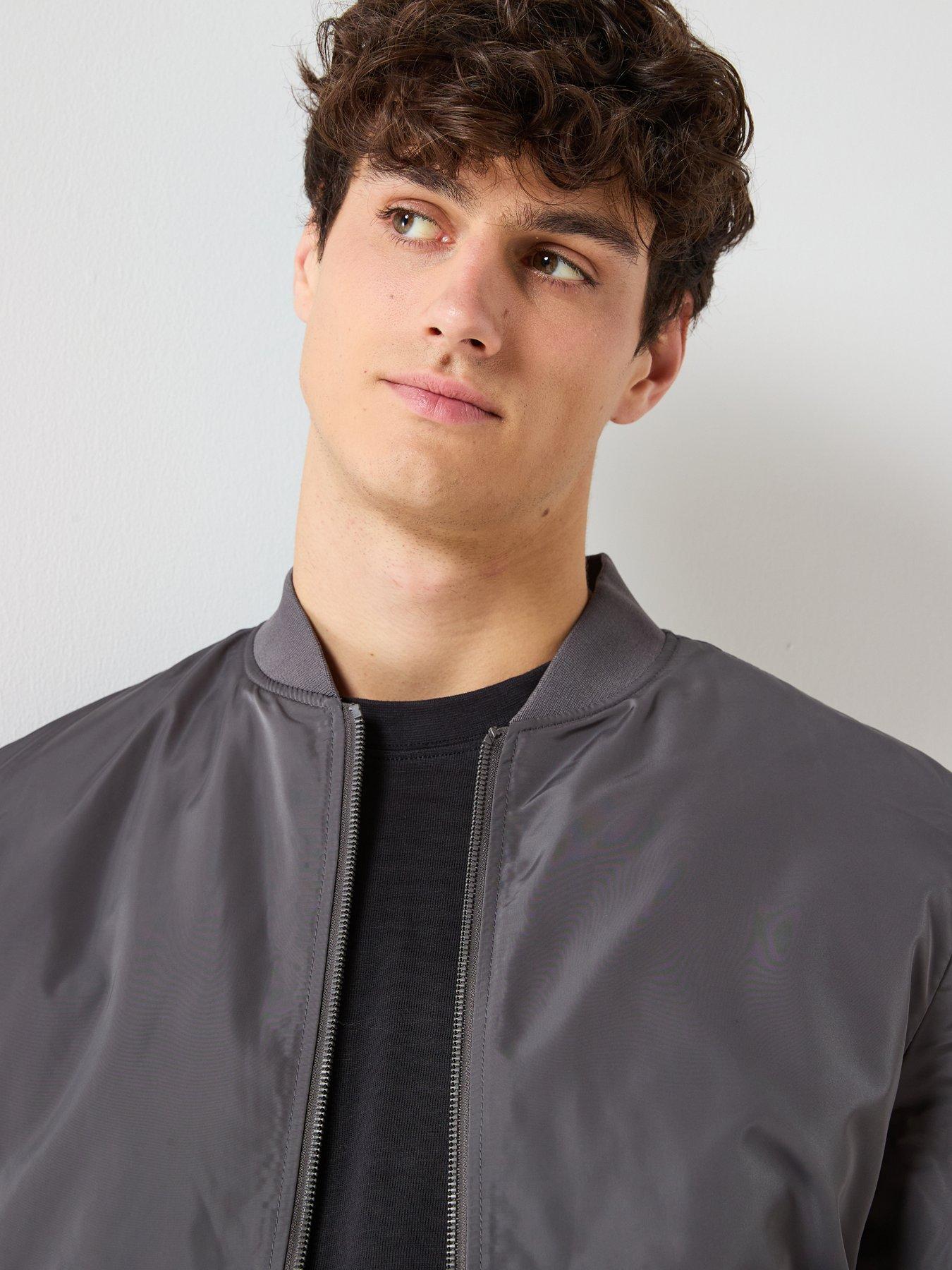 only-sons-joshua-bomber-jacket-dark-greydetail