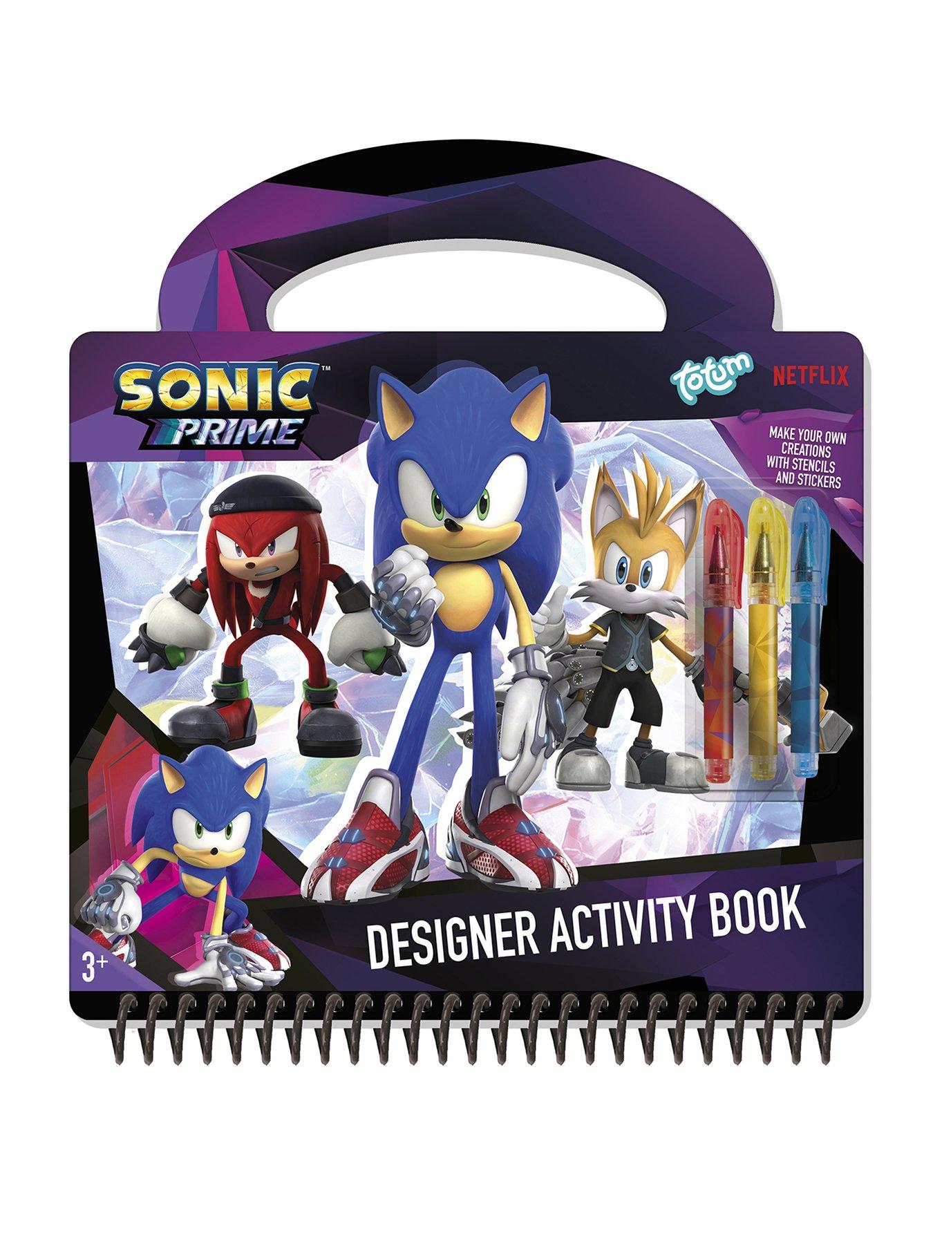 Image 1 of 3 of Sonic the Hedgehog Designer Activity Book with Stencils