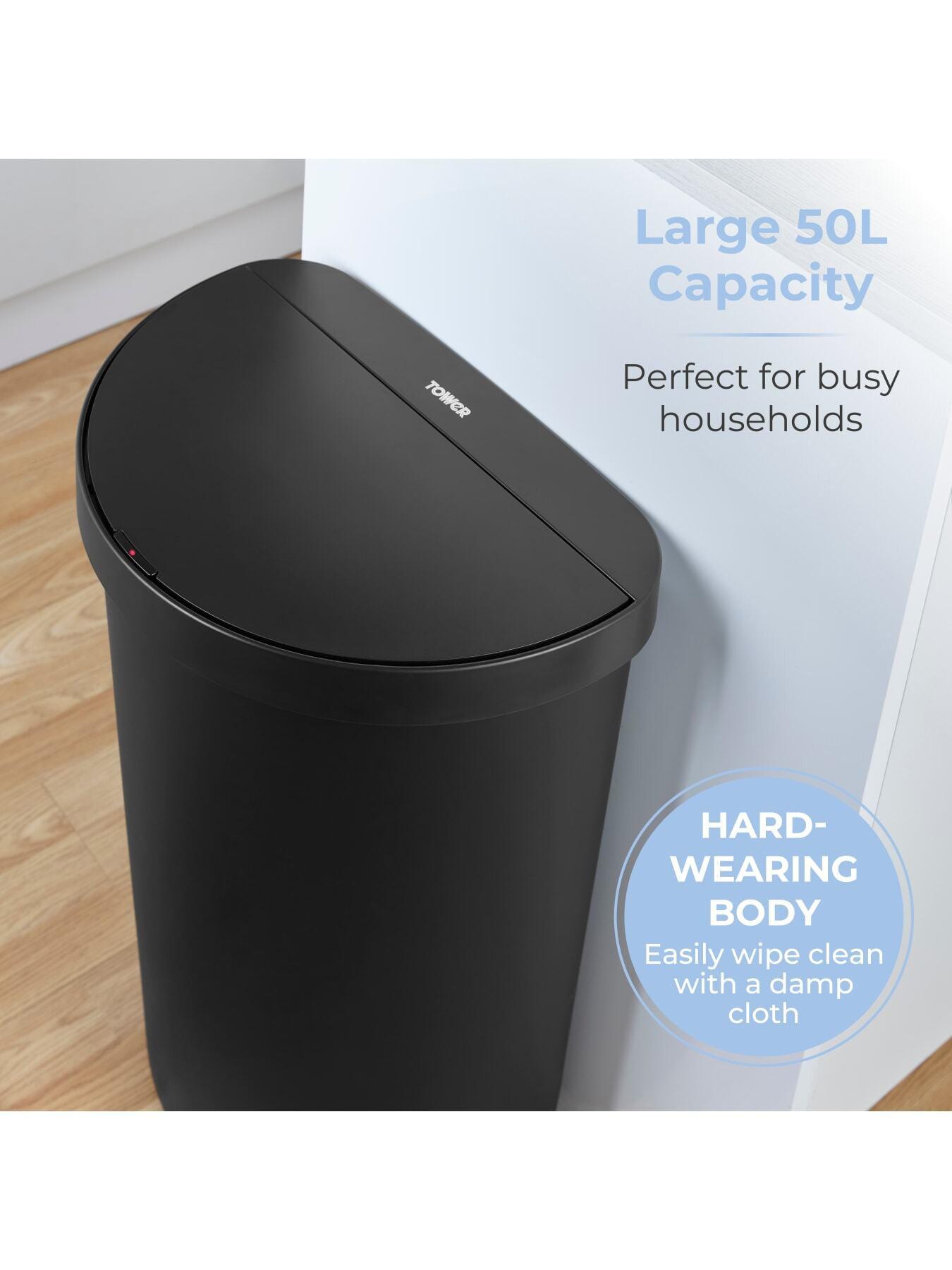 Image 4 of 6 of Tower 50l Curved Sensor Bin